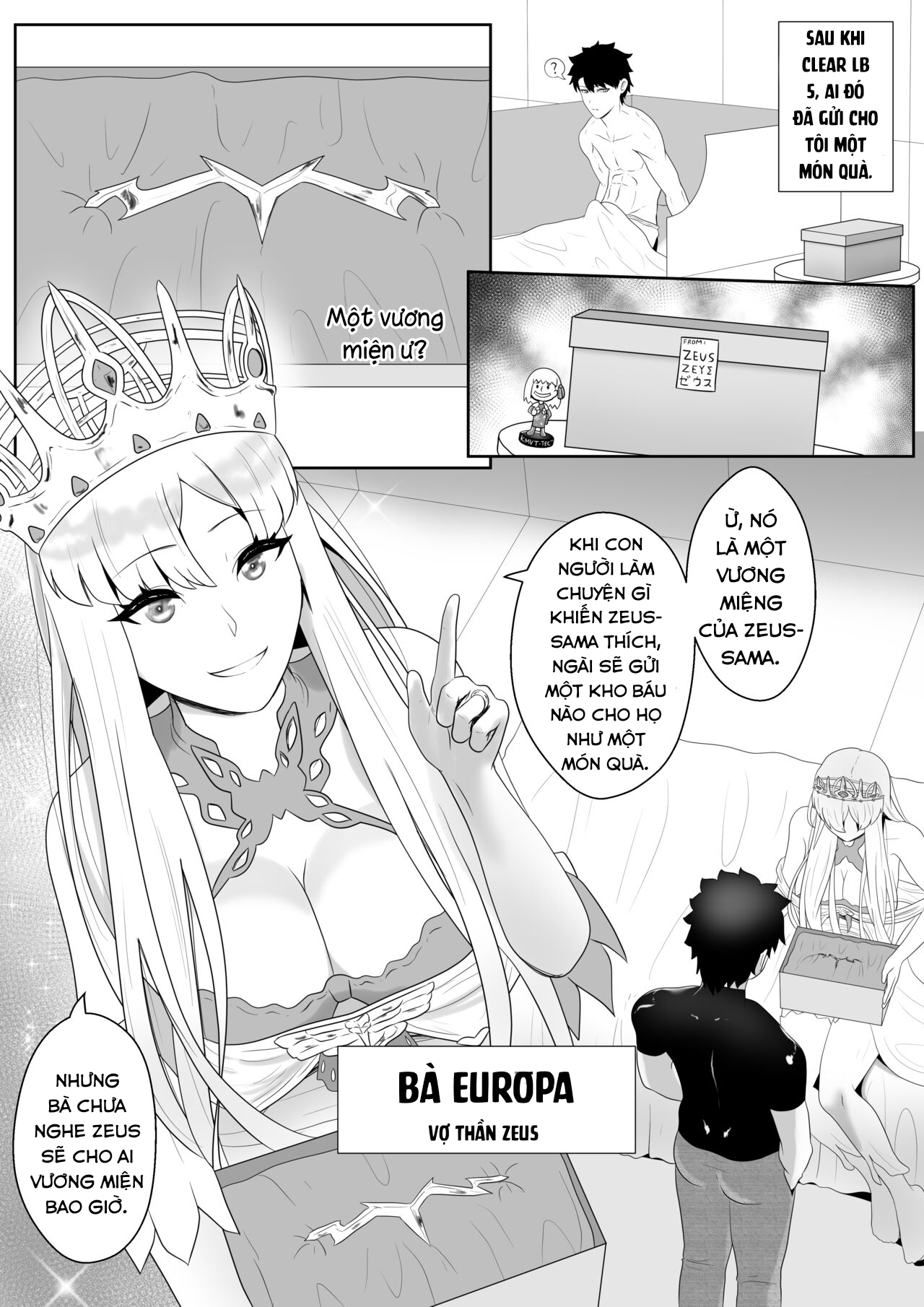 Đọc truyện hentai Trở thành Zeus, tôi đụ hết các thần trên đỉnh Olympia ở Chaldea. - Oneshot