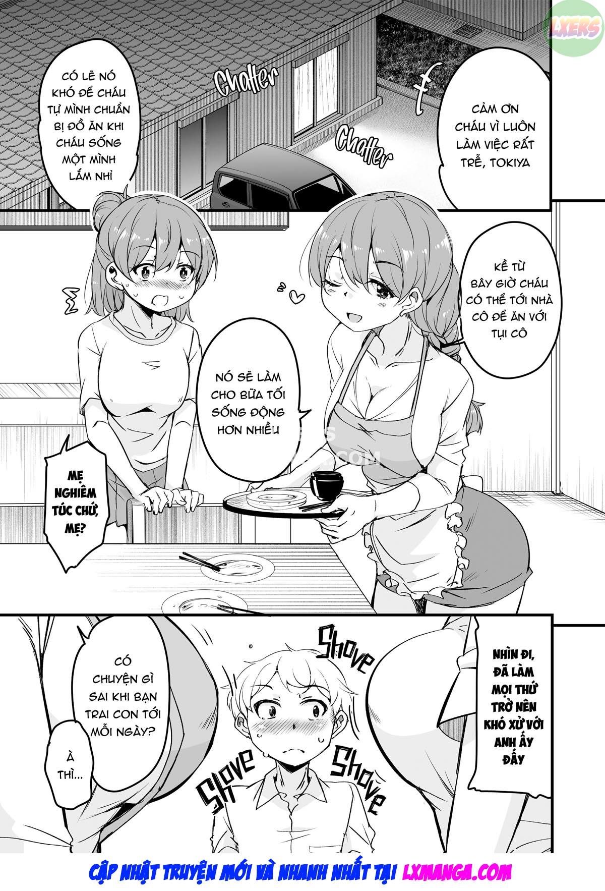 Đọc truyện hentai Người phụ nữ đã có chồng quản lý cửa hàng ~Tôi sẽ mượn bạn trai của con gái tôi~ - Chap 2