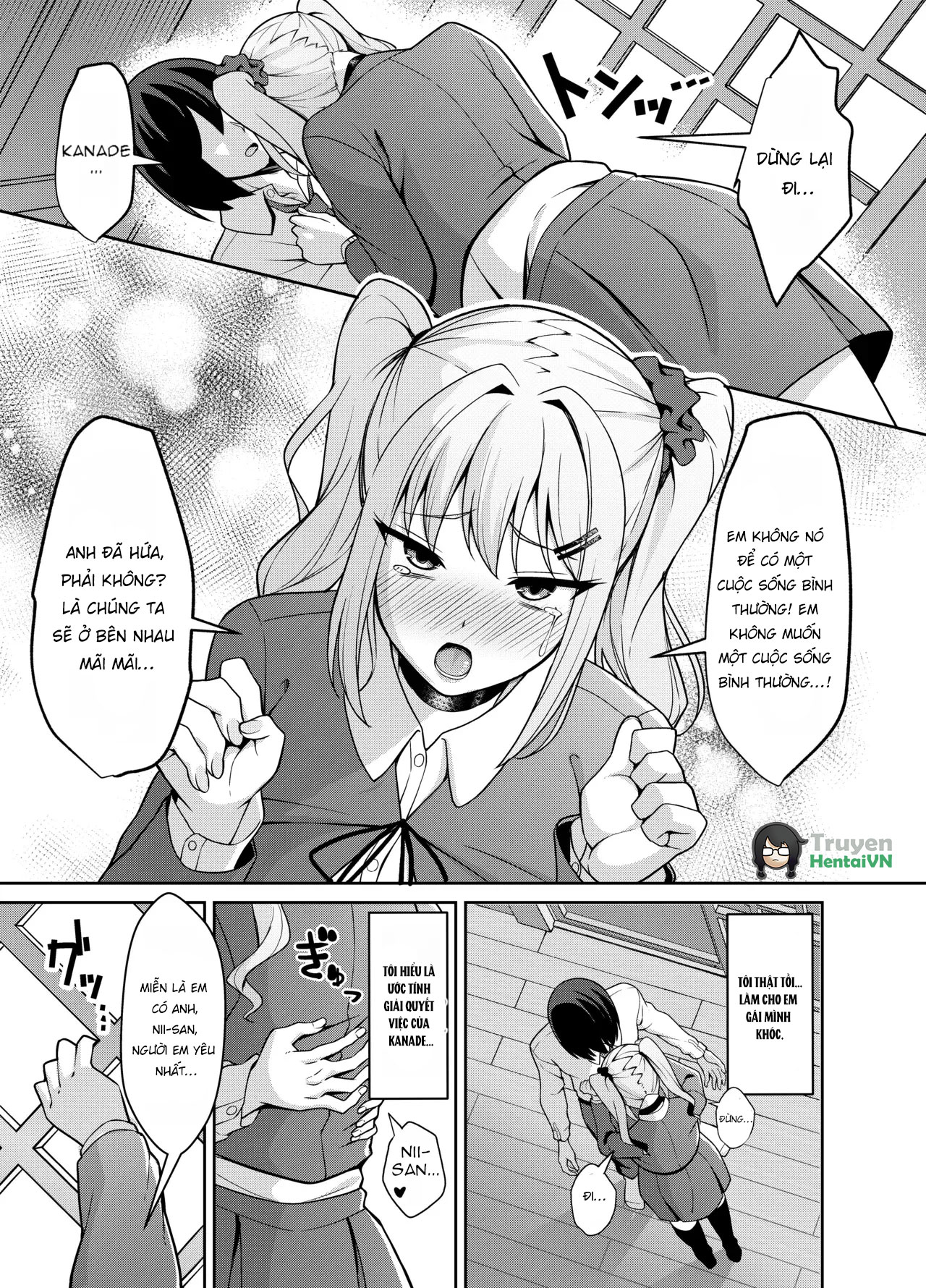 Đọc truyện hentai Ani Love Koushitsudo Chounyuu Imouto ni Semararete Haramasechau Hanashi - Oneshot