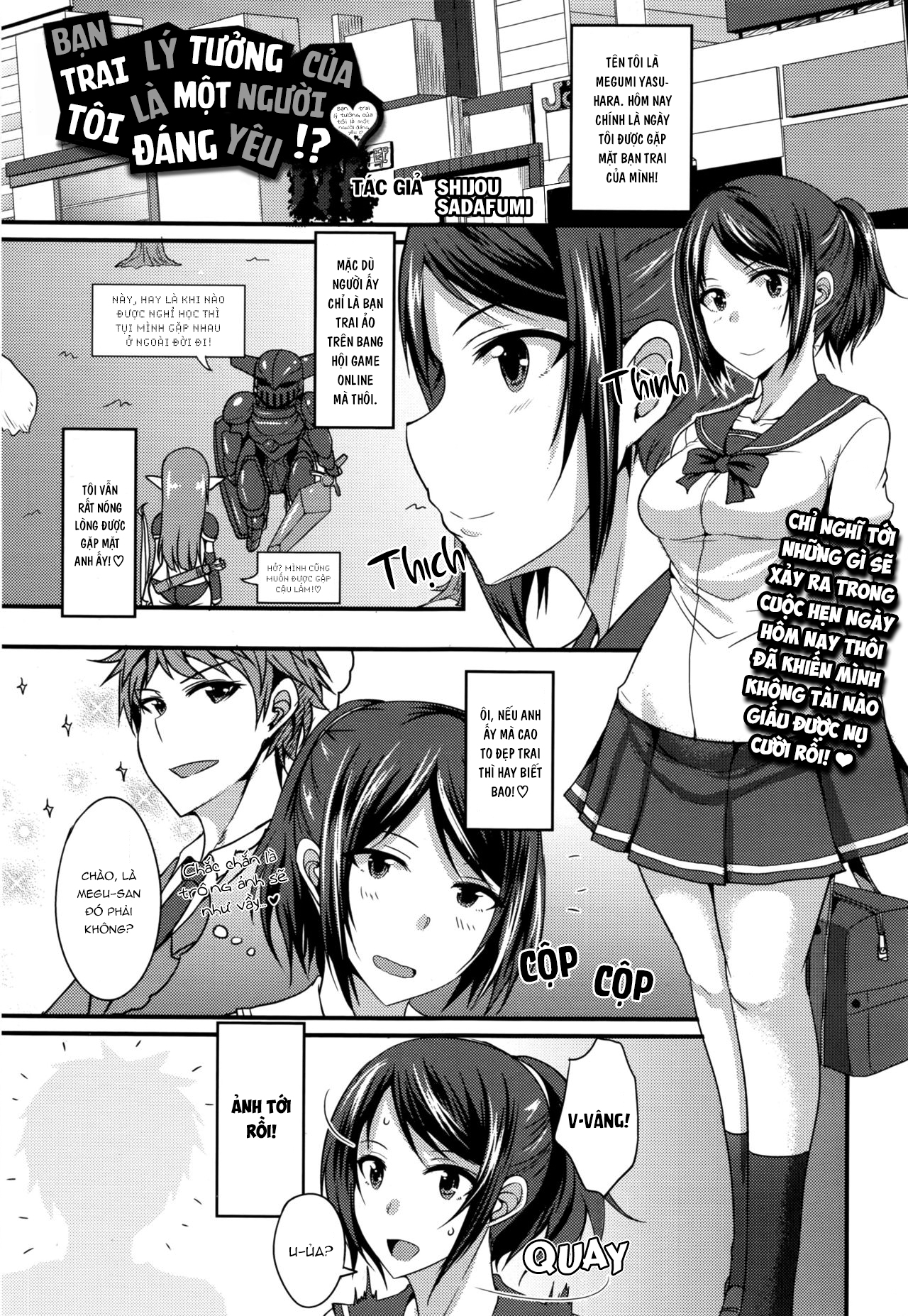 Đọc truyện hentai Bạn trai lý tưởng của tôi là một người đáng yêu!? - Oneshot