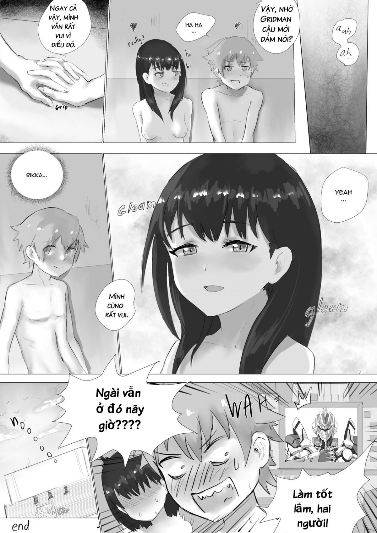 Đọc truyện hentai Thigh Situation (SSSS.Gridman) - Oneshot
