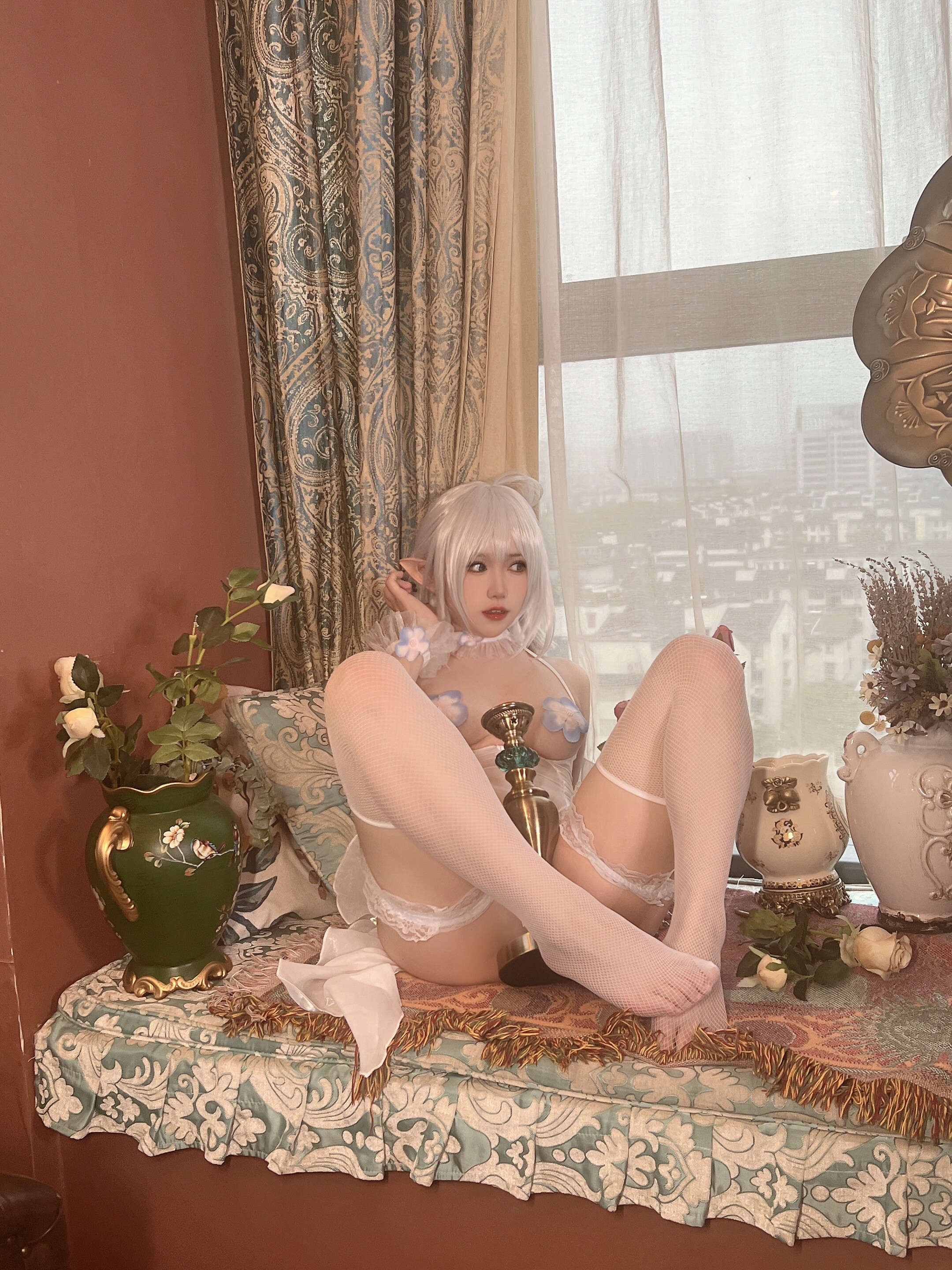 Đọc truyện hentai Tuyển tập Albums siêu phẩm Cosplay - Chap 950 - One North - White Elf