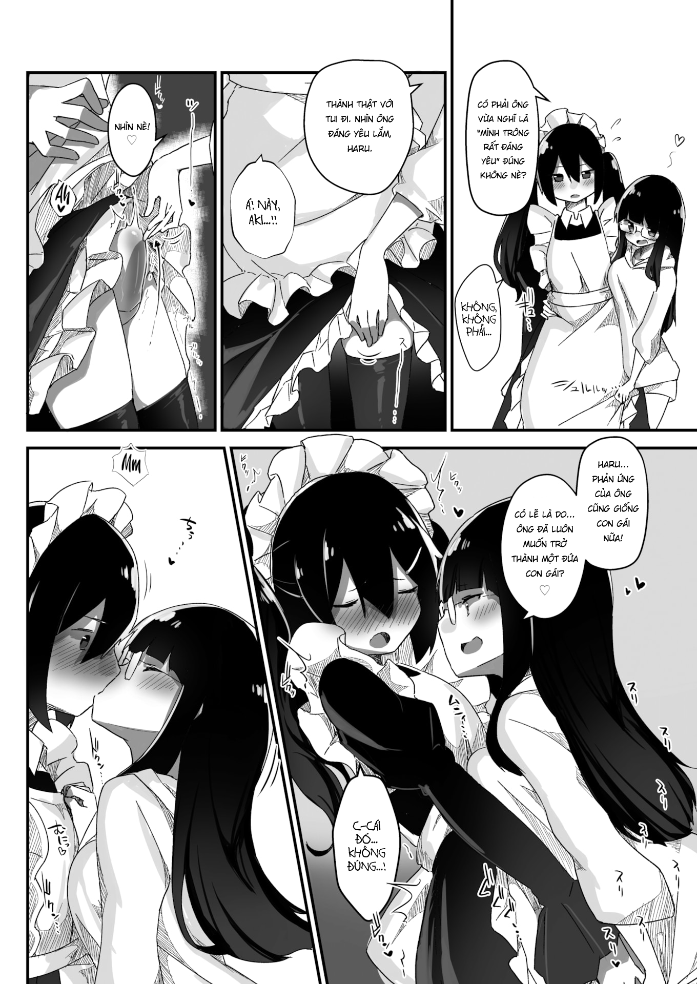 Đọc truyện hentai Hoan lạc mỗi ngày - Chap 9 - Mình bị cuốn vào việc ăn mặc như một hầu gái