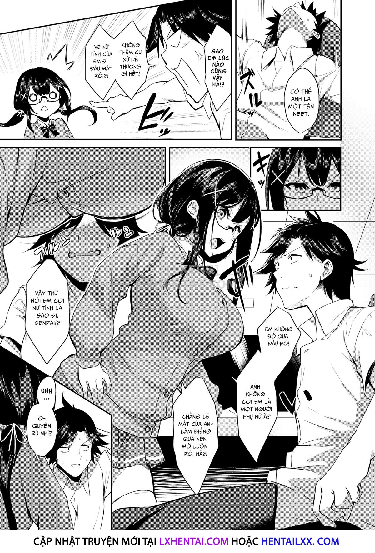 Đọc truyện hentai Curious! ♪ Yoshino-chan Mounts Up - Oneshot