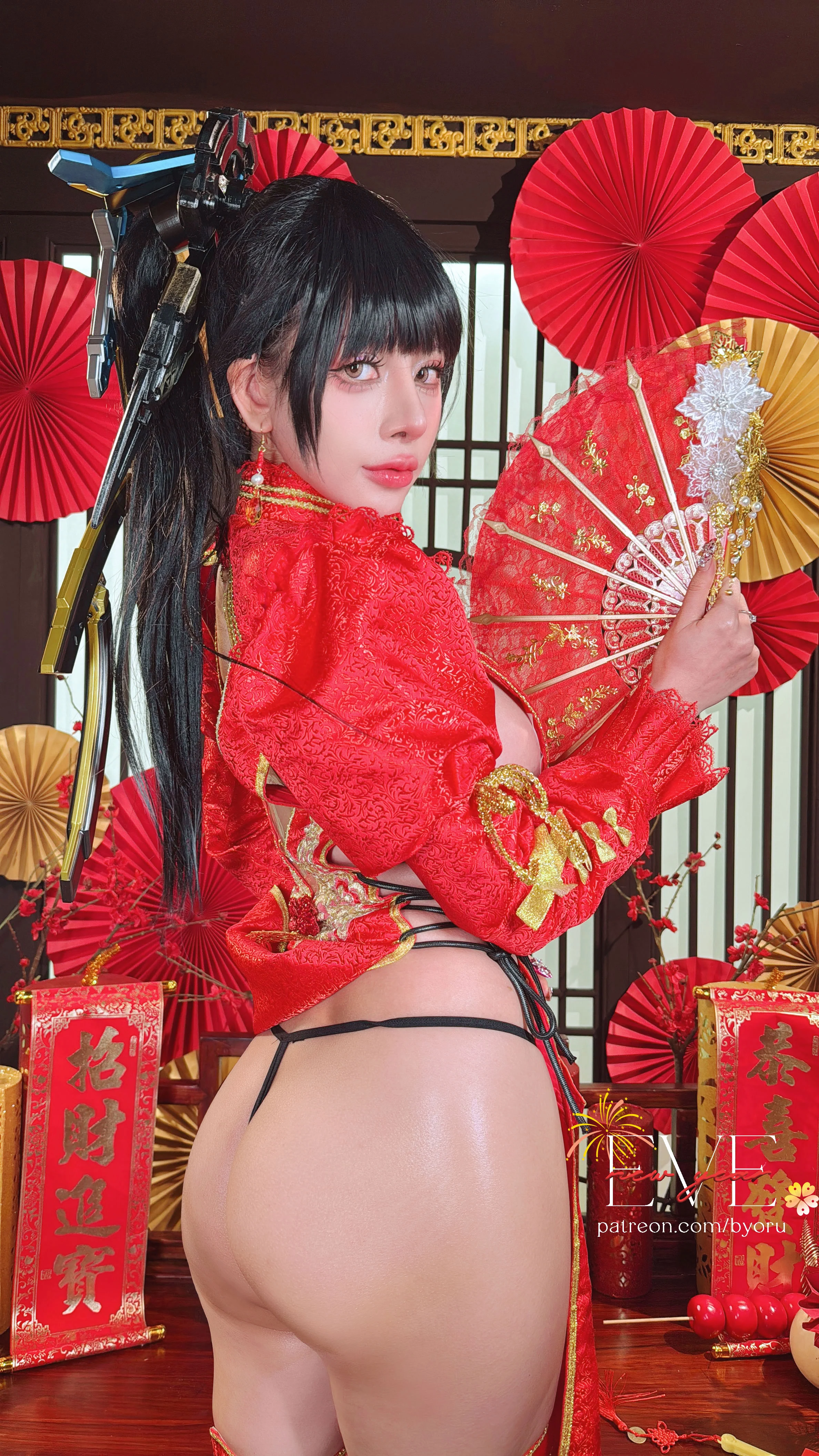 Đọc truyện hentai Tuyển tập Albums siêu phẩm Cosplay - Chap 1391 - Byoru - Eve New Year Qipao