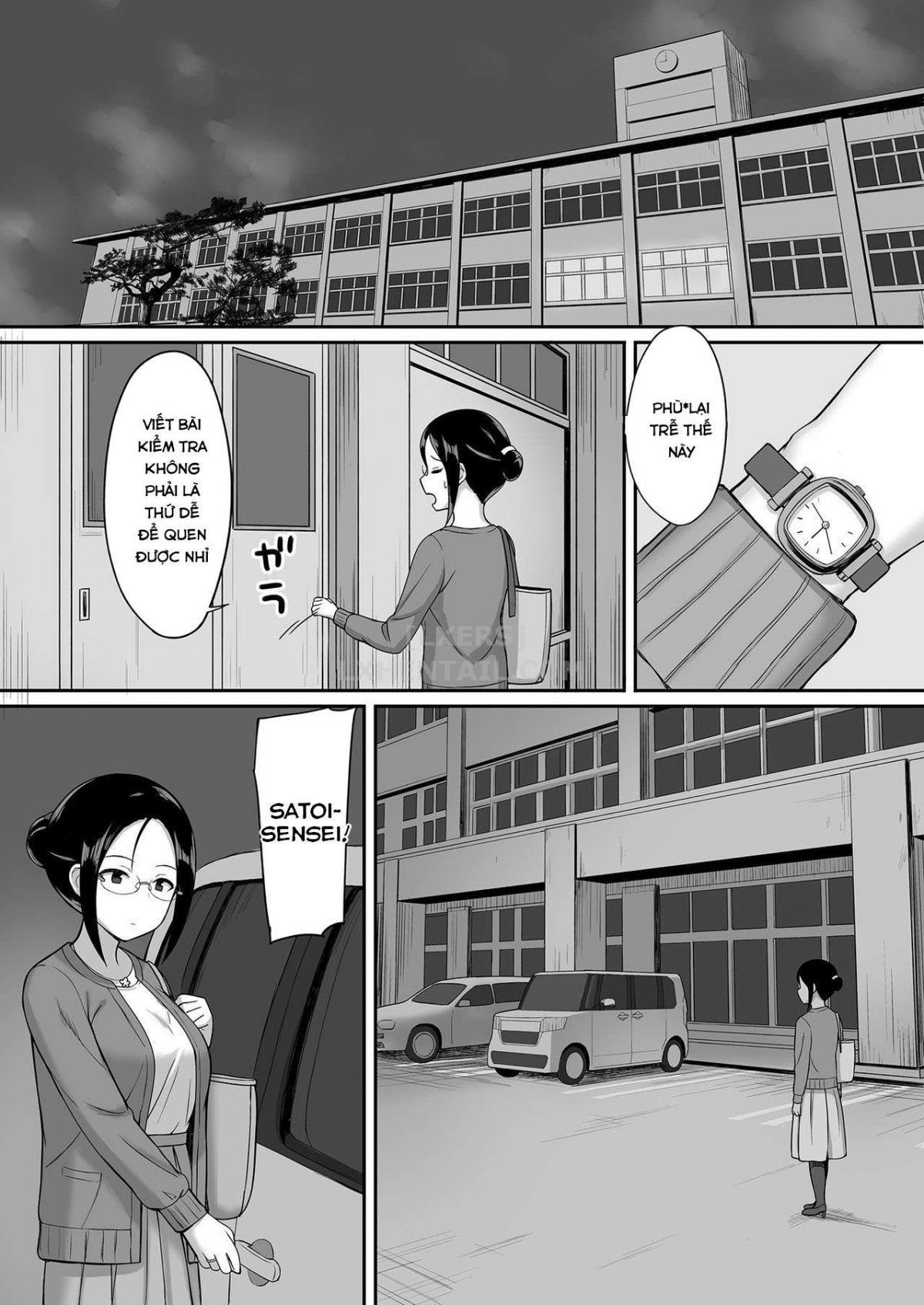 Đọc truyện hentai Fukujuu No Noroi De Classmate O Onaho-Ka Suru Hanashi - Chap 3 ~Josei Kyoushi Satoi Maho Hen~