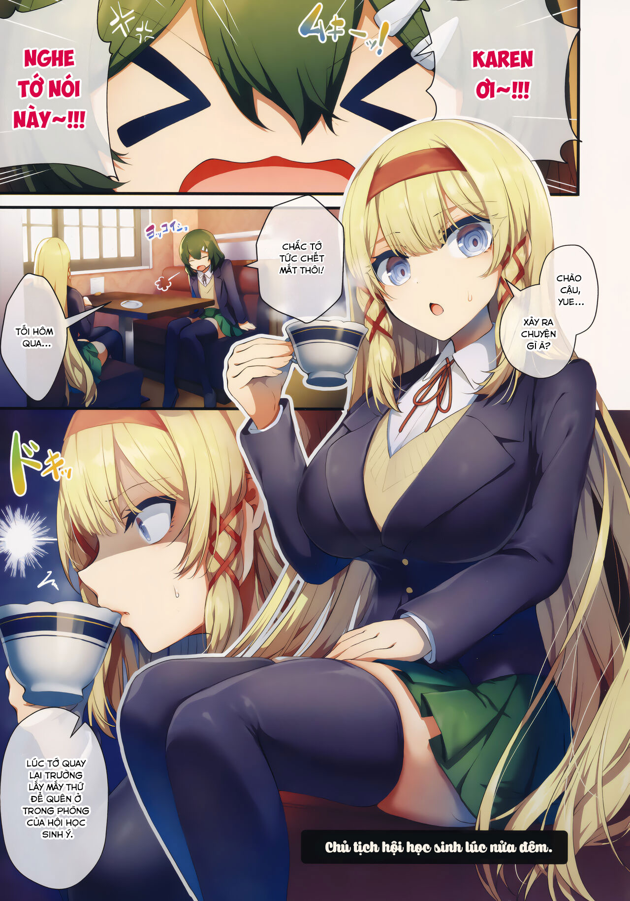 Đọc truyện hentai Namaiki Love Hole + Melonbooks Kounyu Tokuten + Toranoana Kounyu Tokuten - Chap 2 - Chủ tịch hội học sinh lúc nửa đêm