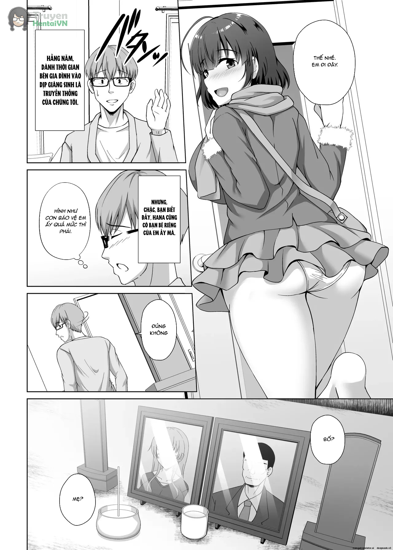 Đọc truyện hentai Imouto ga Asagaeri shita Christmas ~Teshio ni Kaketa Imouto wa Yarichin Kareshi ni Sei no Roku Jikan Kotteri Dakareteita~ - Oneshot