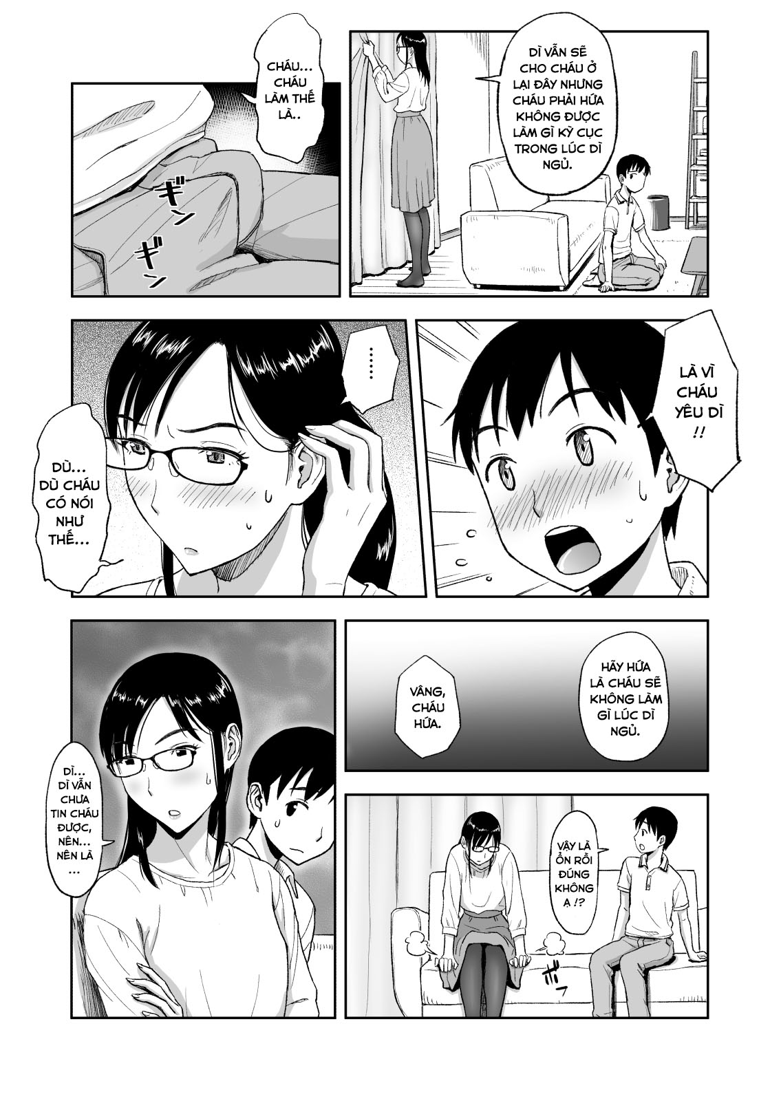 Đọc truyện hentai Konkatsu ni Hagemu Oba wa Oi ni Motomerarete Choppiri Ureshii. - Oneshot