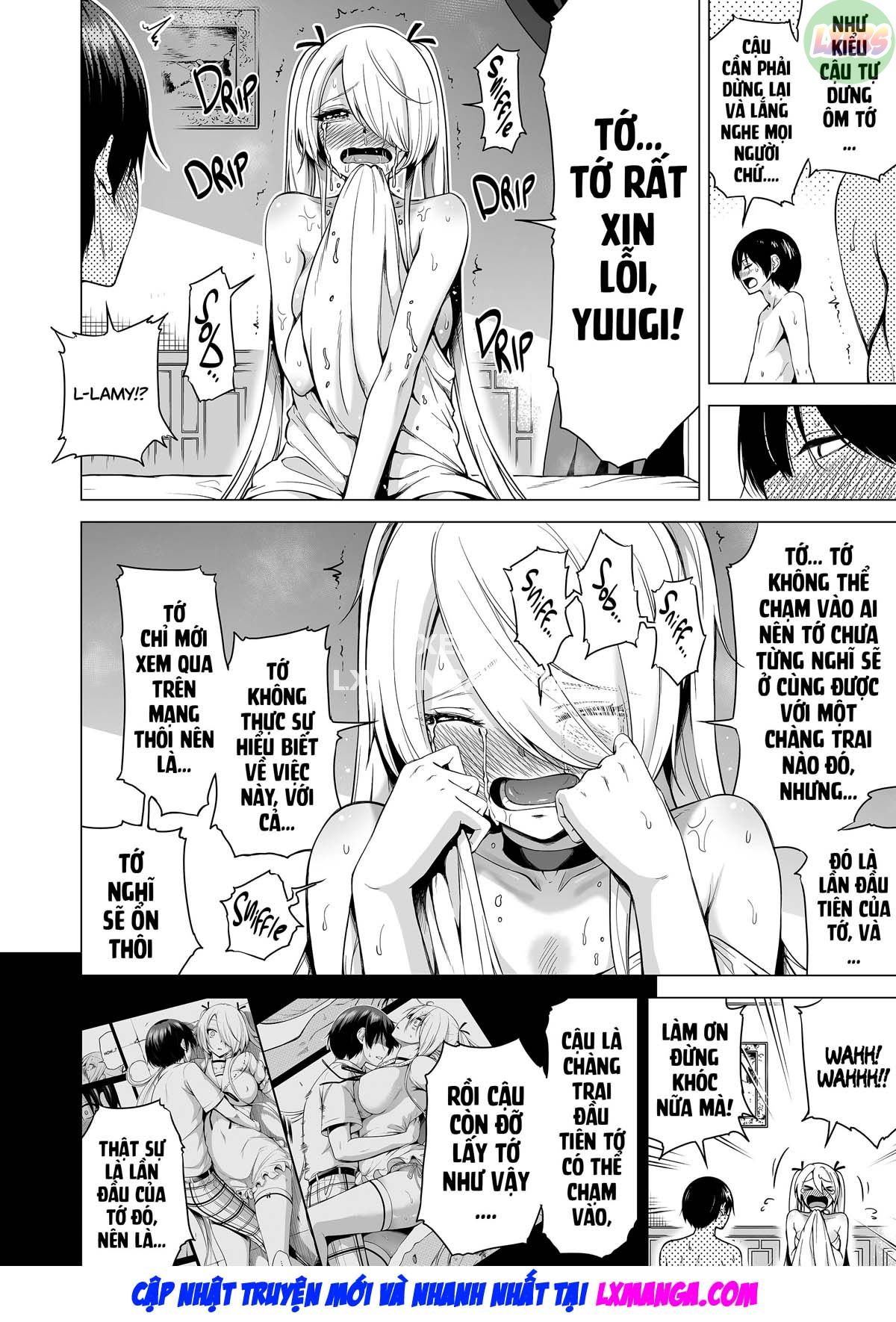 Đọc truyện hentai Vắt kiệt tinh trùng cùng ba chị em Succubus - Chap 1