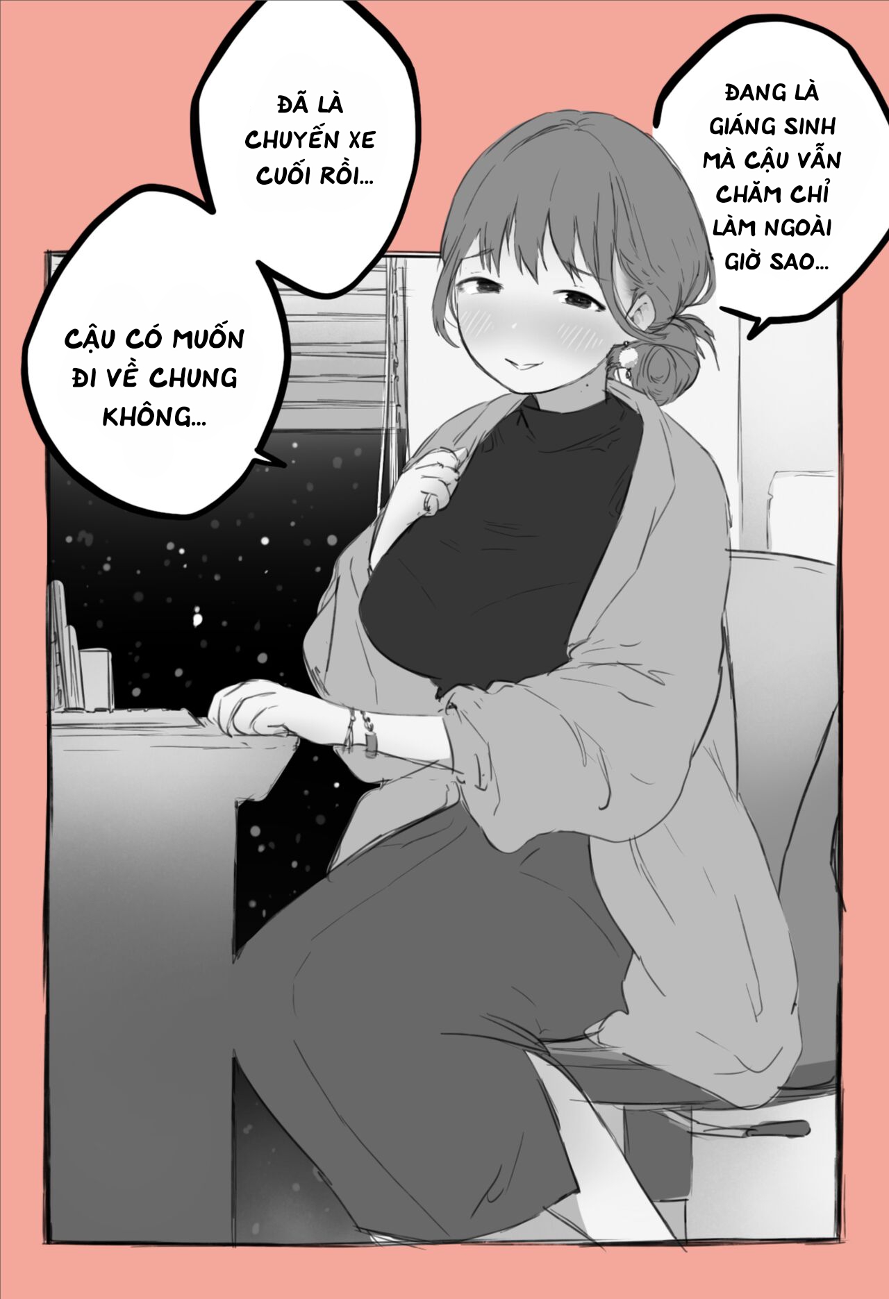 Đọc truyện hentai Đêm giáng sinh cùng cô bạn - Oneshot