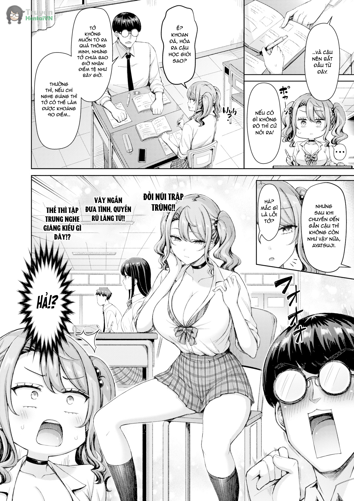 Đọc truyện hentai Nàng Gyaru não bé ngực to - Oneshot