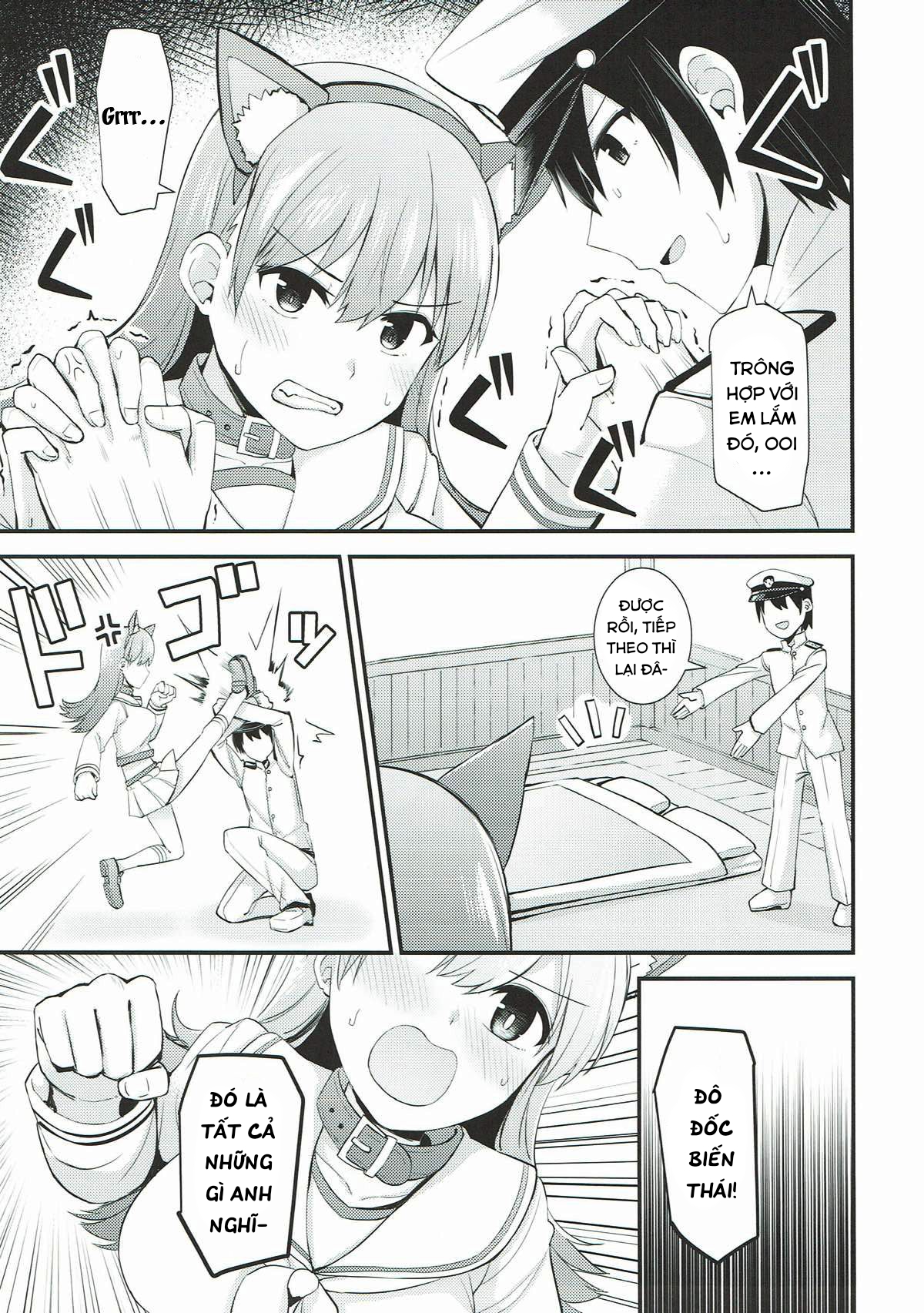 Đọc truyện hentai Ooi! Đeo tai mèo lên đi! (Kantai Collection -KanColle-) - Oneshot