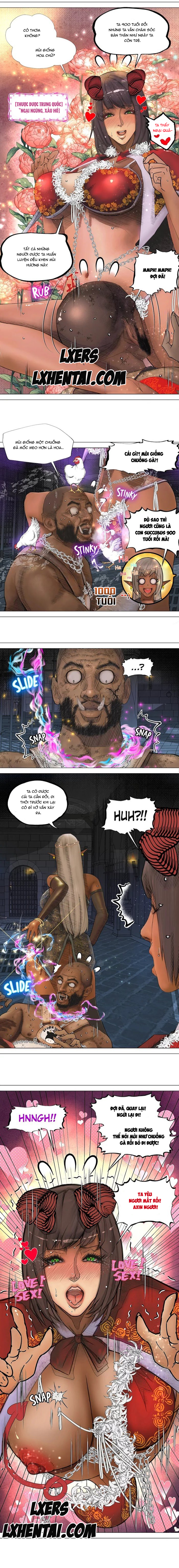 Đọc truyện hentai Nữ Hoàng Dark Elf Và Nô Lệ Orc - Chap 4