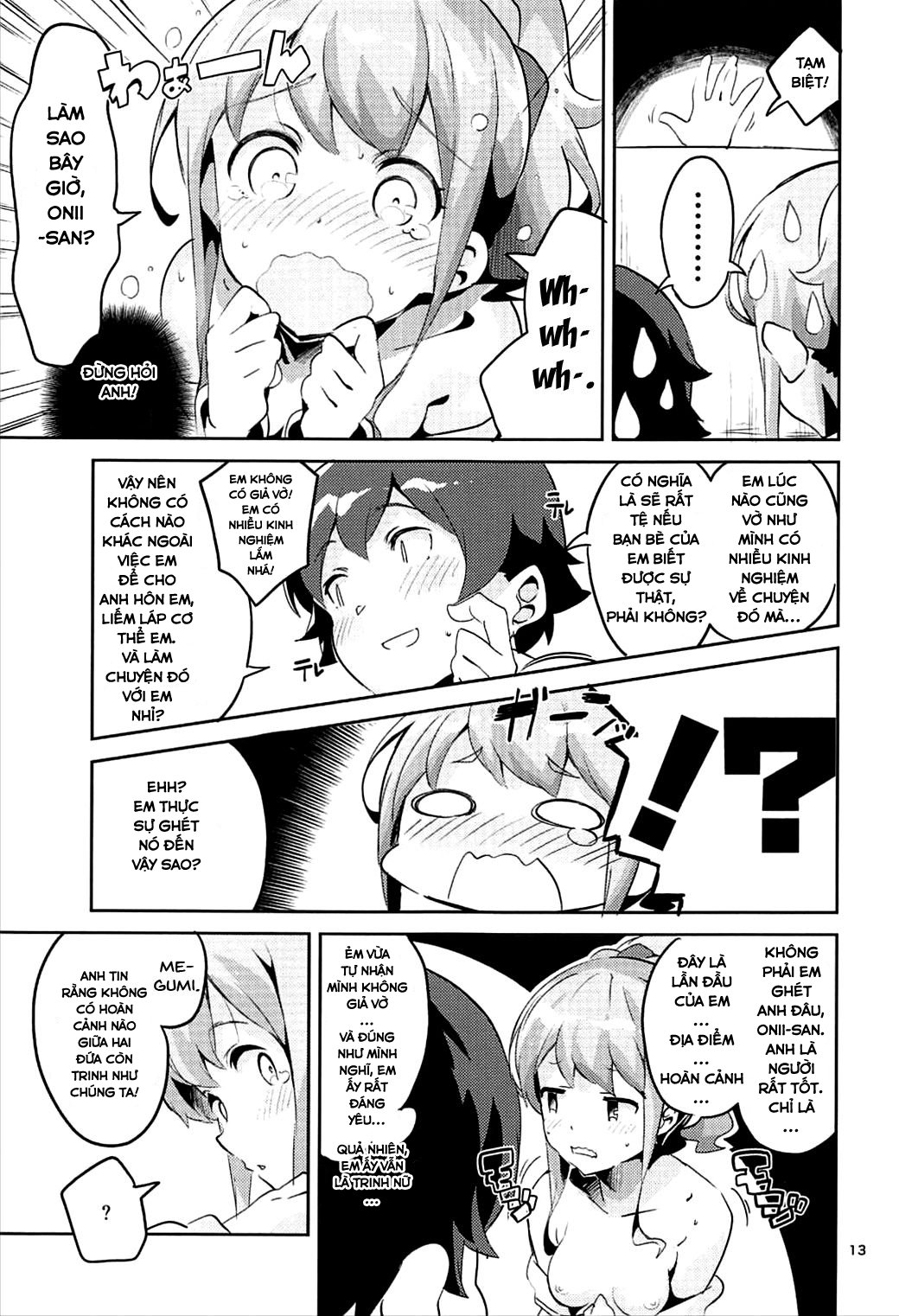 Đọc truyện hentai Cùng Megumi ở quán cafe internet (Eromanga Sensei) - Oneshot