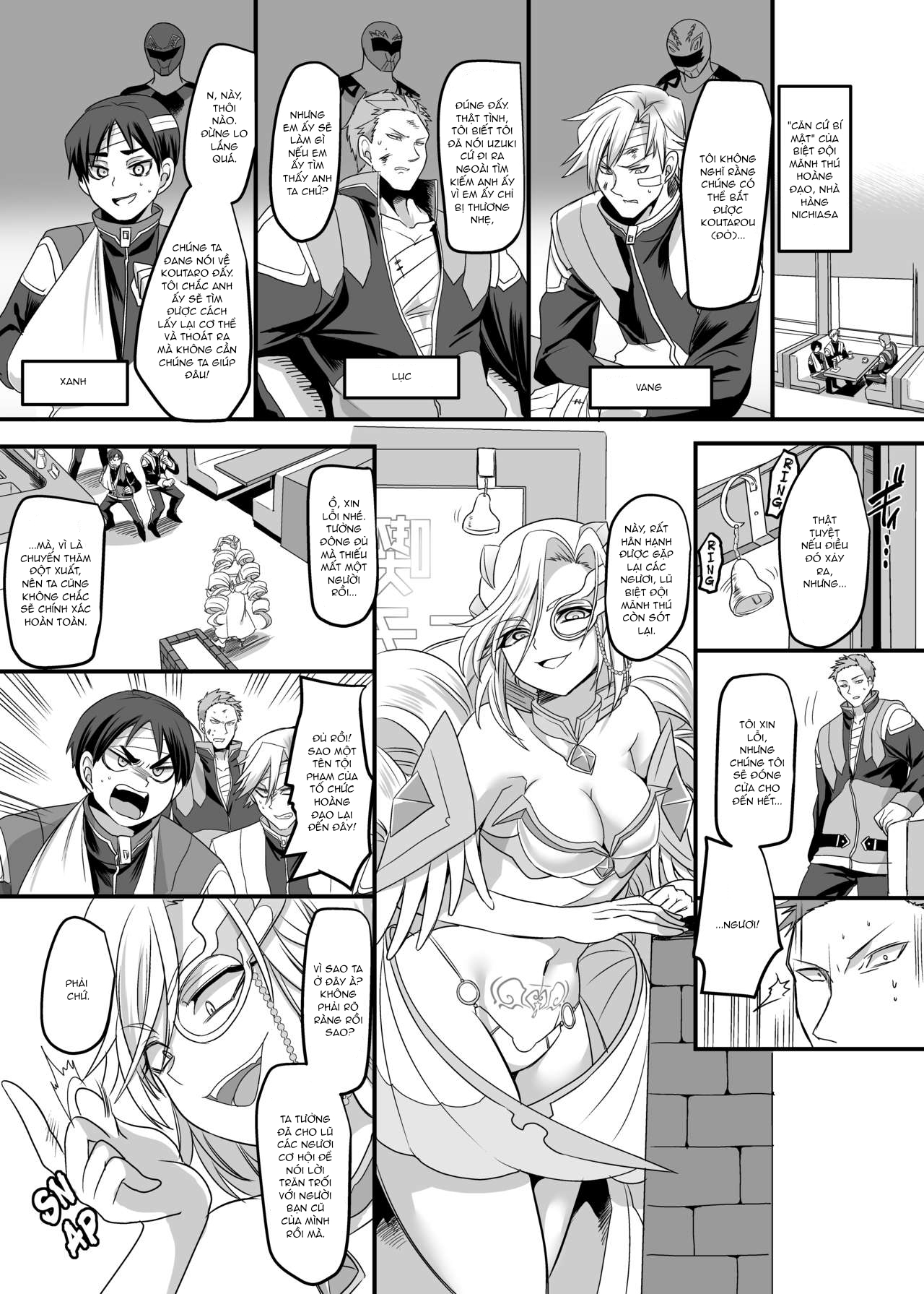 Đọc truyện hentai Biệt đội mãnh thú hoàng đạo Xích hổ - Oneshot