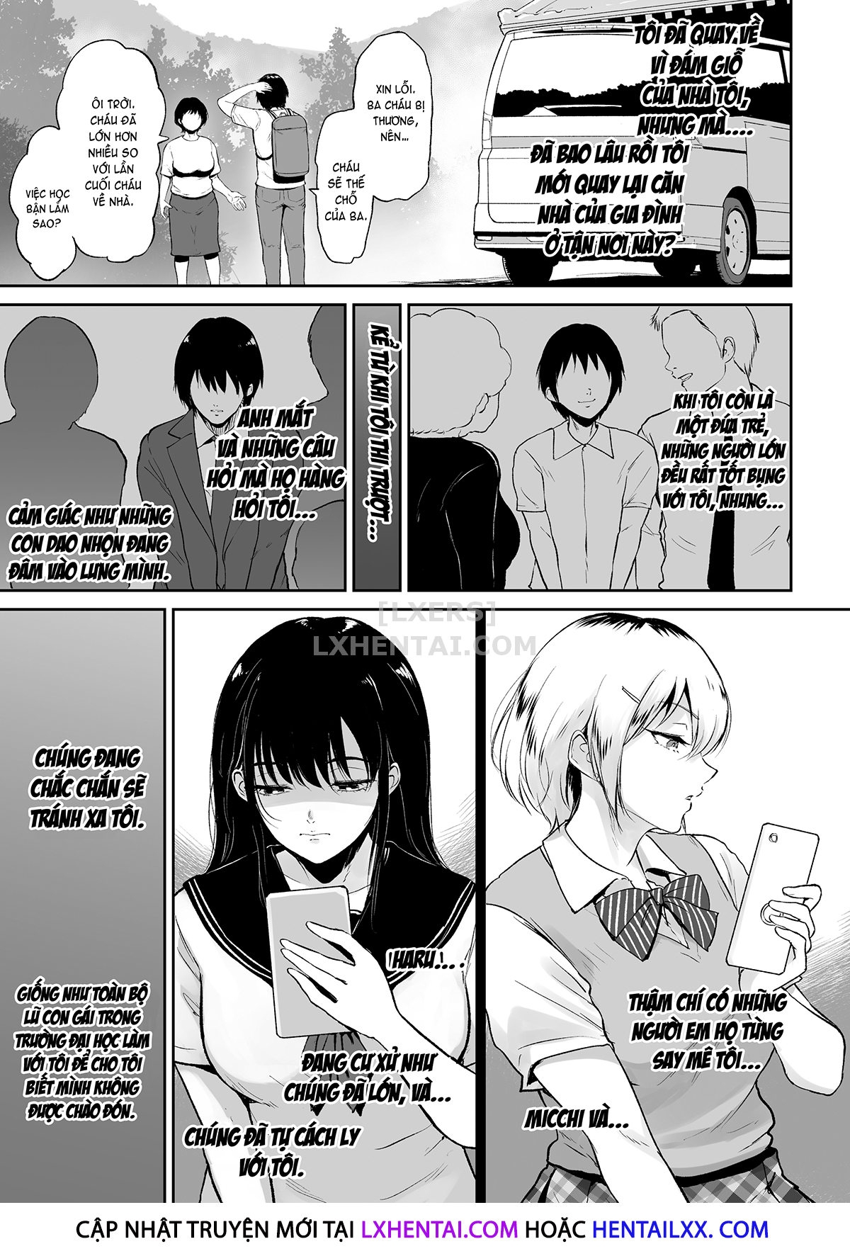 Đọc truyện hentai Hot Springs With My Cousins: Reunion With My Thicc Cousins and Our Insemination Session - Oneshot