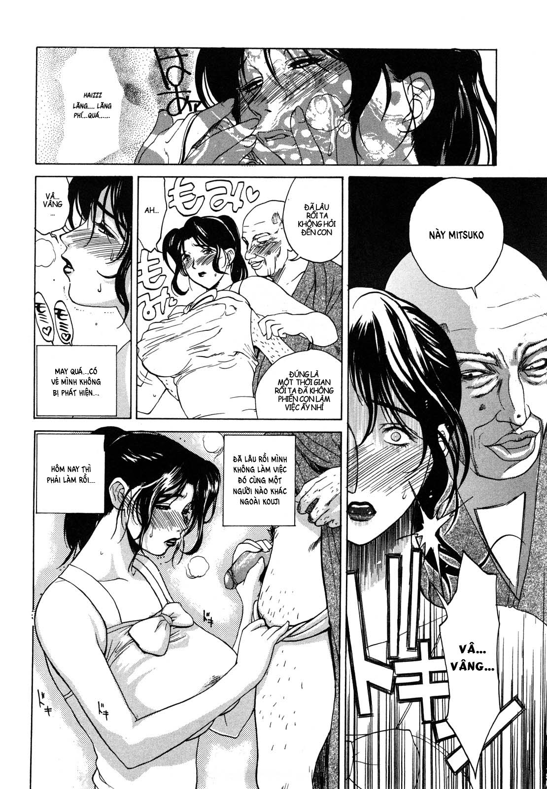 Đọc truyện hentai Cô dâu dâm đãng của nhà Takayanagike - Chap 3