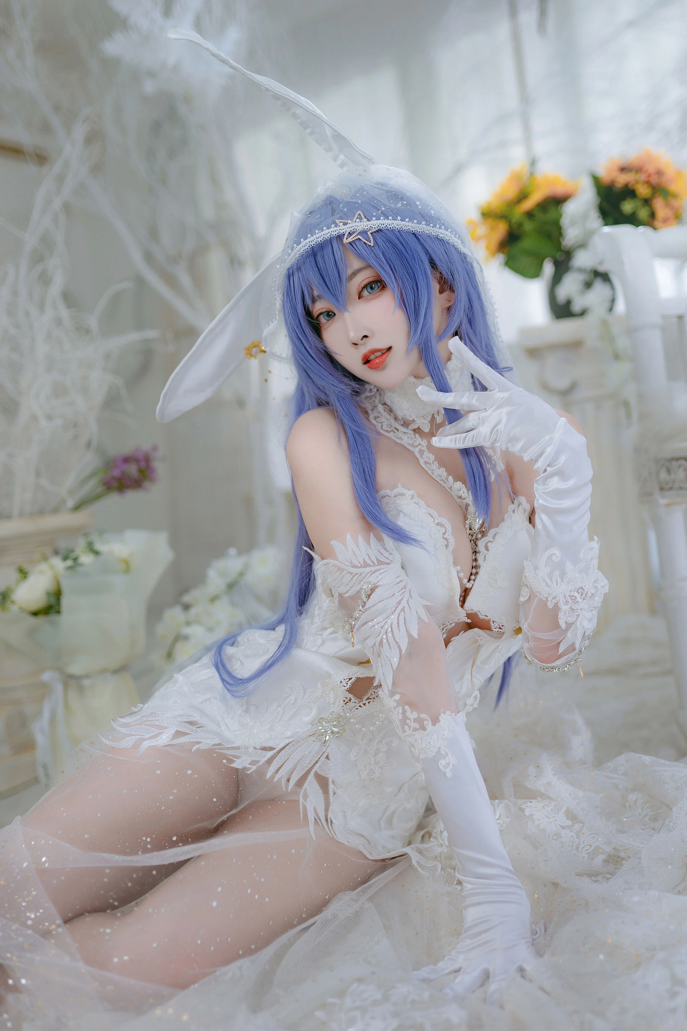 Đọc truyện hentai Tuyển tập Albums siêu phẩm Cosplay - Chap 515 - Sakura Miyamoto Flower Garden Bride