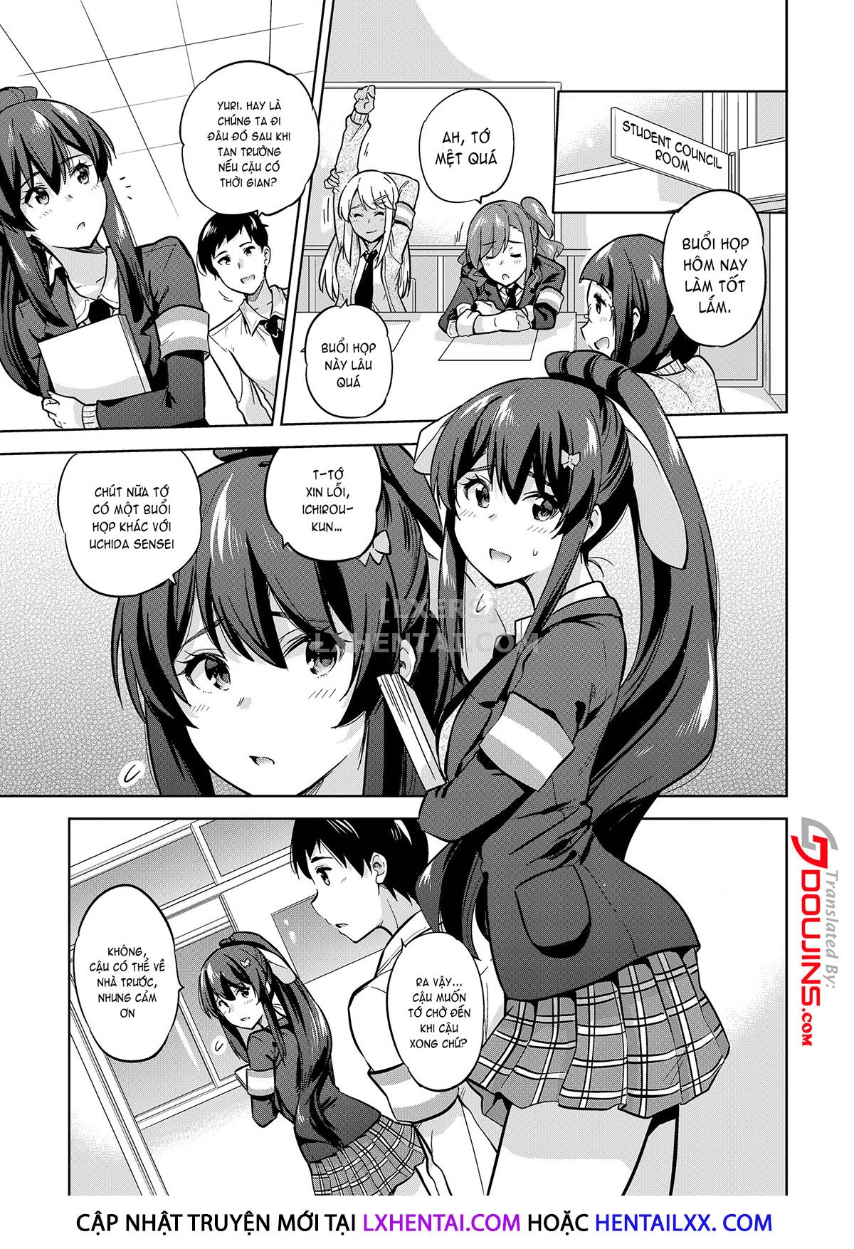 Đọc truyện hentai SNS Seitokai Yakuin Wo Netotte Share Suru Hanashi. - Chap 2