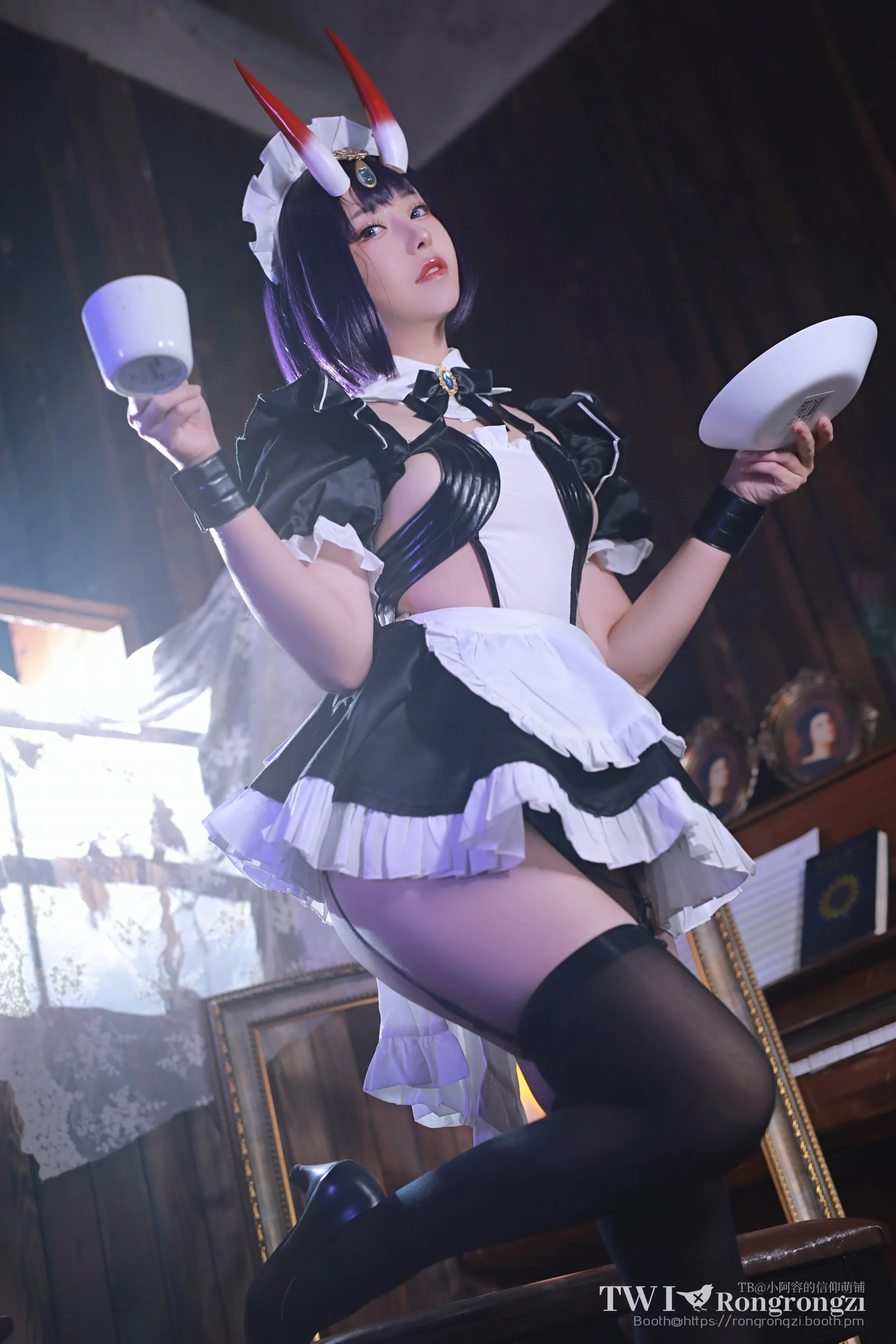 Đọc truyện hentai Tuyển tập Albums siêu phẩm Cosplay - Chap 897 - [Xiao Rongzi Gugugu] Shuten Doushi Maid (Fate Grand Order)