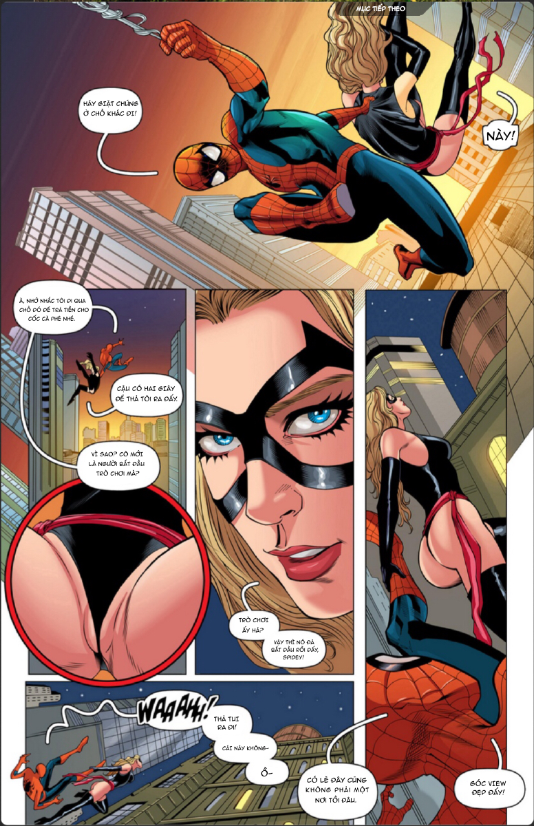 Đọc truyện hentai The Amazing Spider-Man And Ms.Marvel - Oneshot