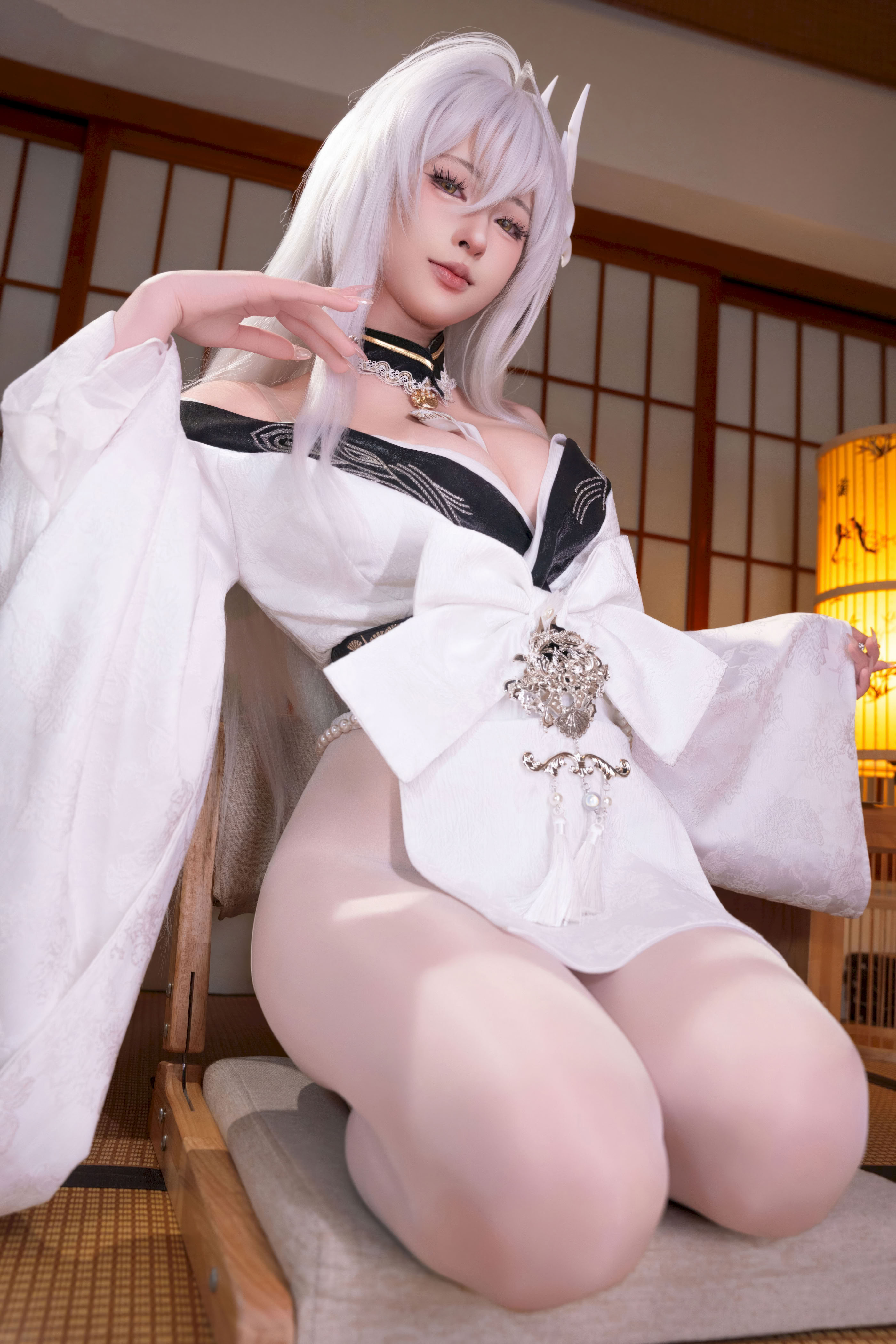 Đọc truyện hentai Tuyển tập Albums siêu phẩm Cosplay - Chap 1429 - Yuno Shimizu - Azur Lane Hakuhou Kimono