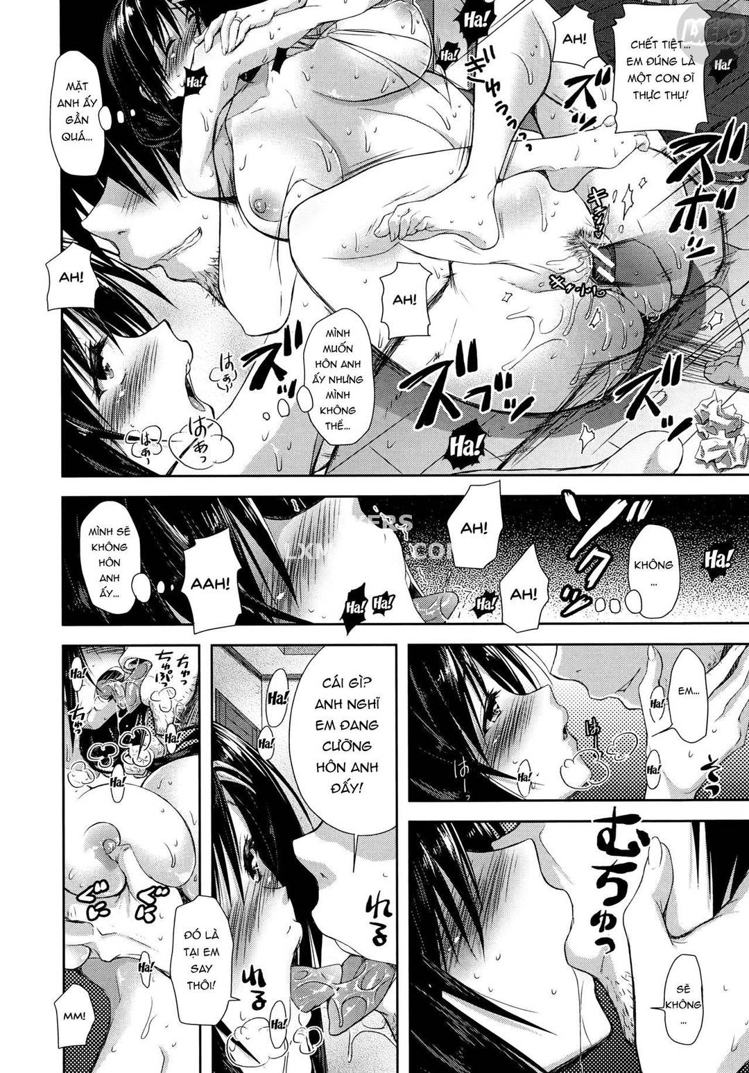 Đọc truyện hentai Khuôn mặt dâm đãng  và thực sự thèm tình - Chap 7