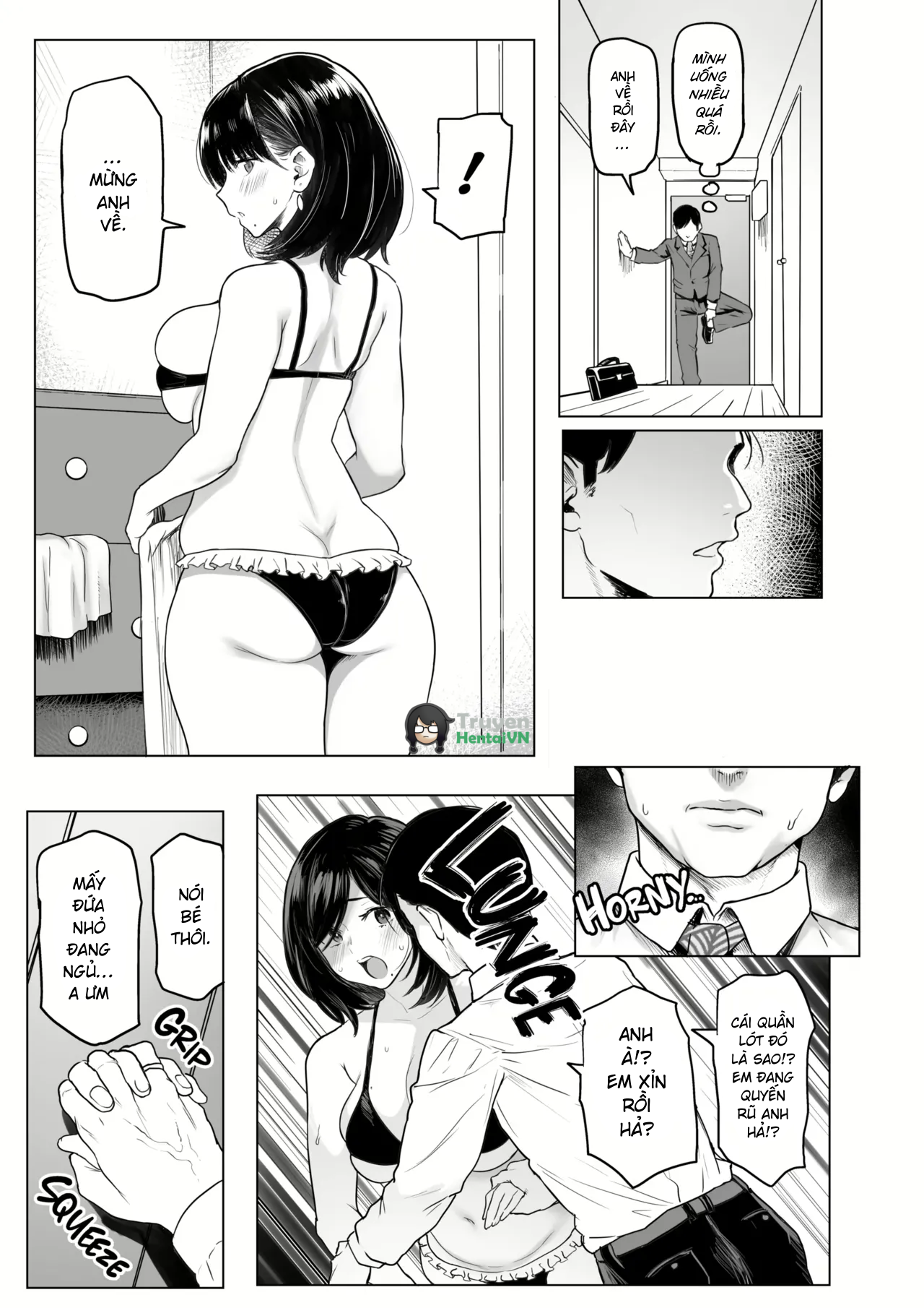 Đọc truyện hentai Hitozuma Haramu - Oneshot