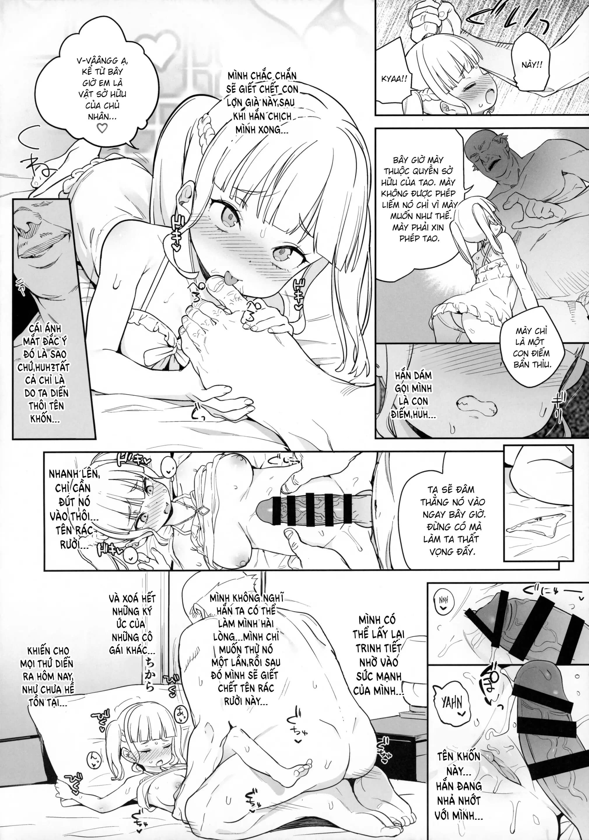 Đọc truyện hentai Tsugou no Yoi Tanoshii Isekai de Kuzuo no Benri na Mesu ni Naru - Oneshot