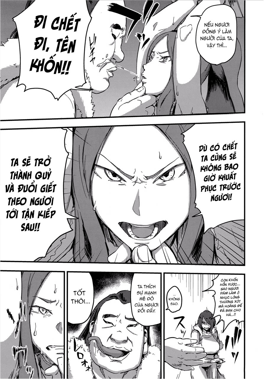 Đọc truyện hentai Majuu Teikoku Hishi Otto no Tame ni Kairaku Goumon ni Taeru Boukoku no Ouhi - Oneshot