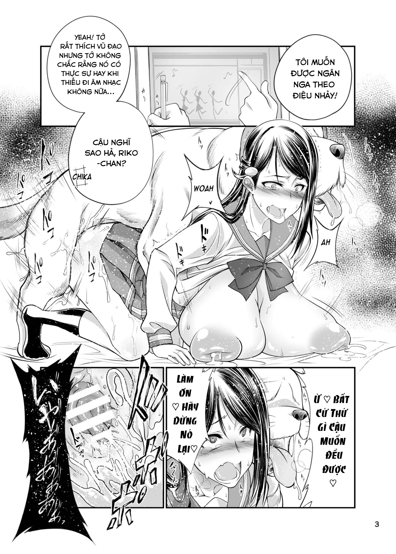 Đọc truyện hentai Inu Live! Sunshine!! - Oneshot ngọt