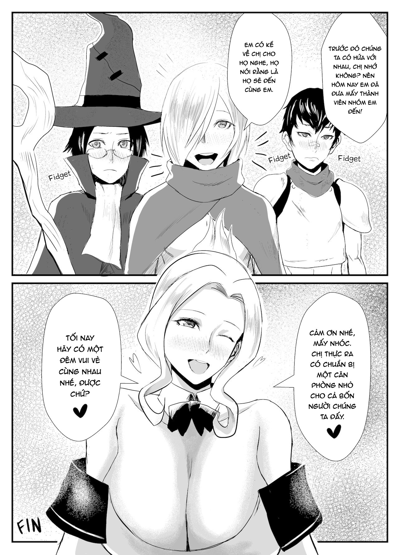 Đọc truyện hentai Cô gái lễ tân và nhà mạo hiểm trẻ. - Oneshot