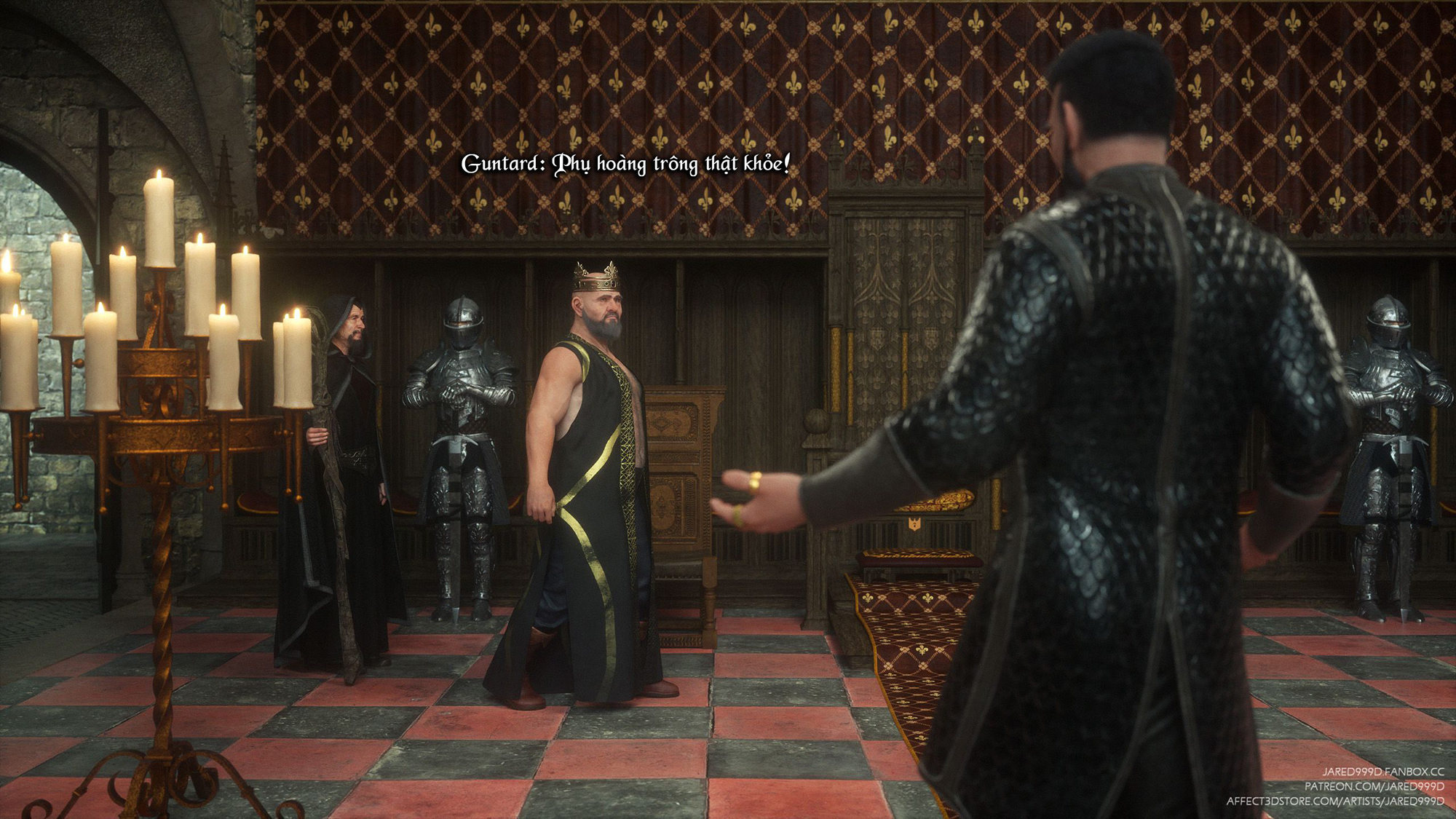 Đọc truyện hentai Fallen Lady - Vol 2 - Chap 5: Buổi thiết triều cực khoái