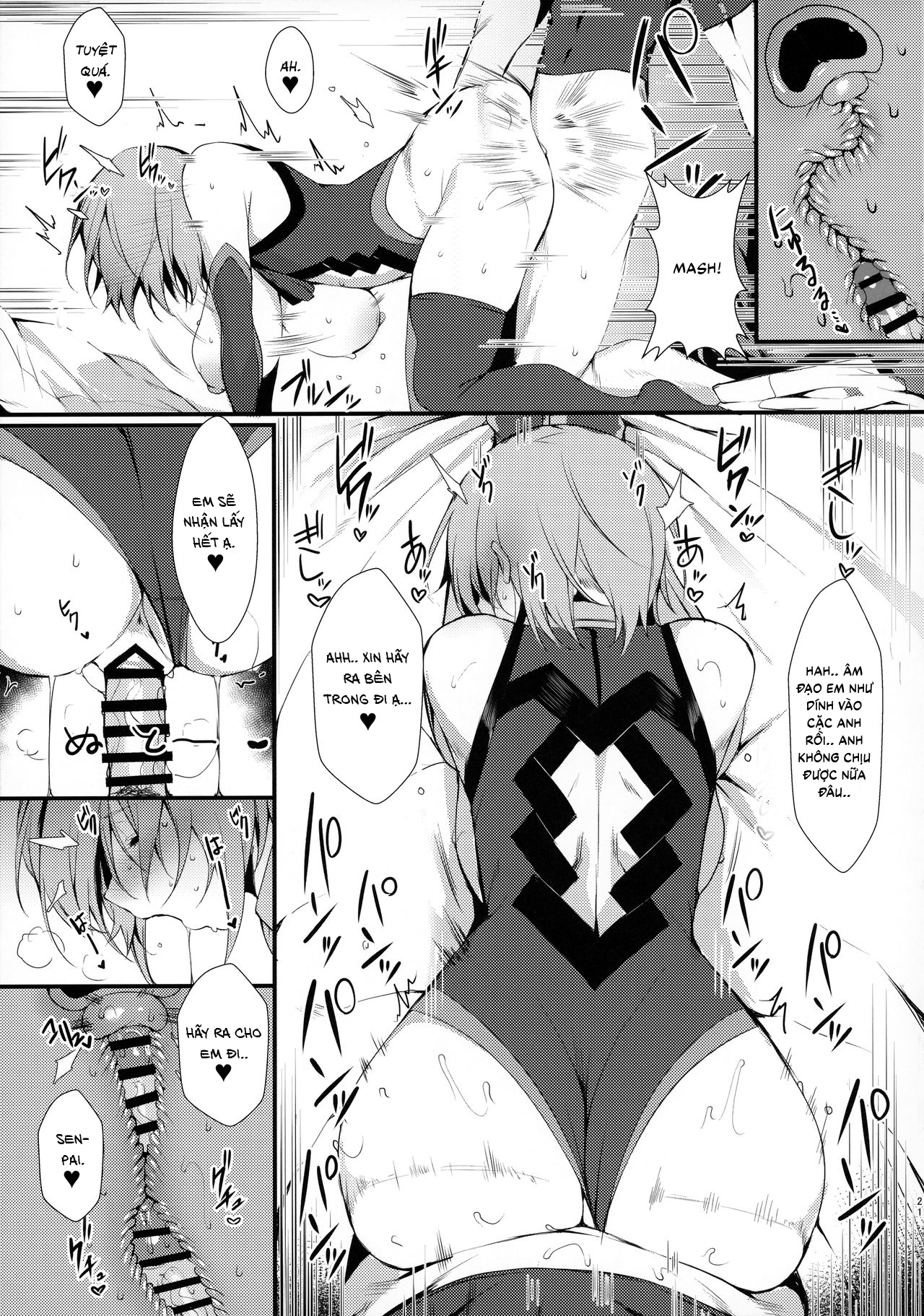 Đọc truyện hentai [Fate] Hoạt Động Bí Mật Cùng Mash - Oneshot