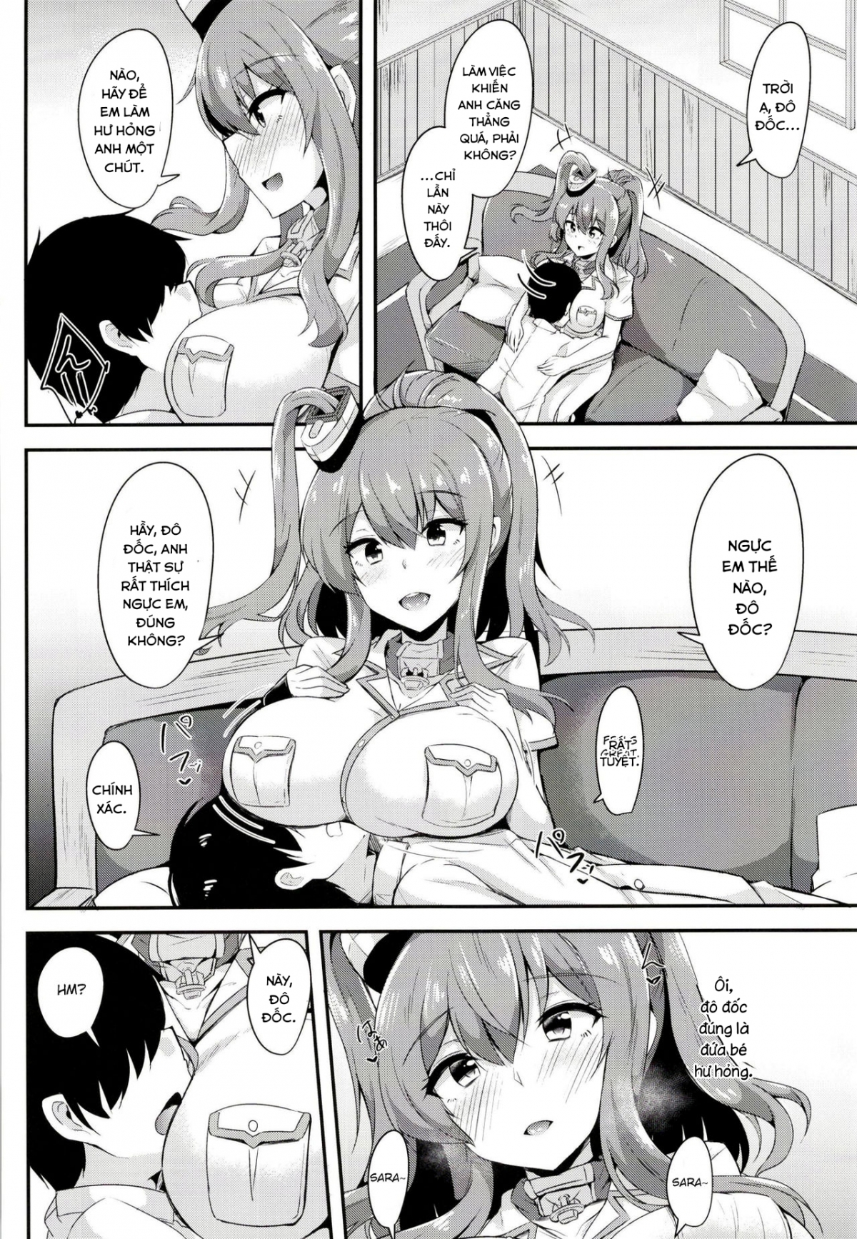 Đọc truyện hentai Làm hư hỏng anh đi, Saratoga! - Oneshot