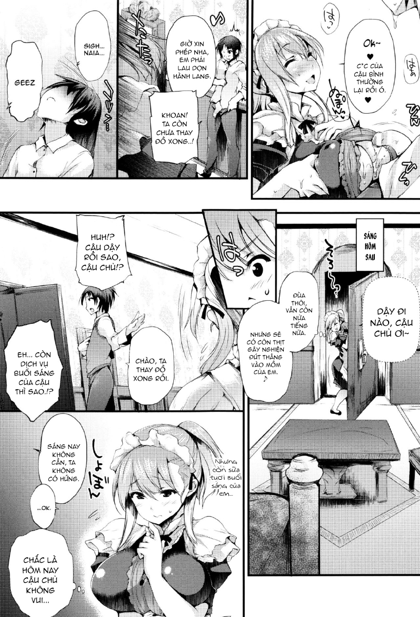 Đọc truyện hentai Sakusaku Meat Pie - Chap 3 - Hầu Gái Hứng Tình