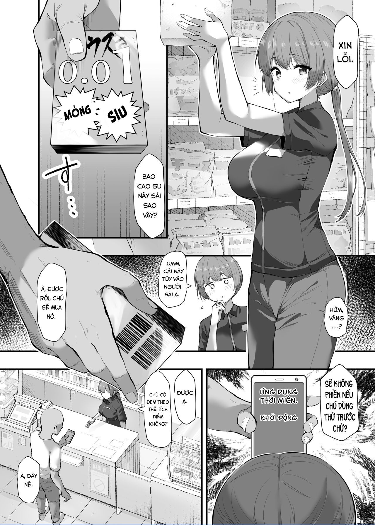 Đọc truyện hentai Thôi miên bé nhân nhân viên ở của hàng tiện lợi. - Oneshot