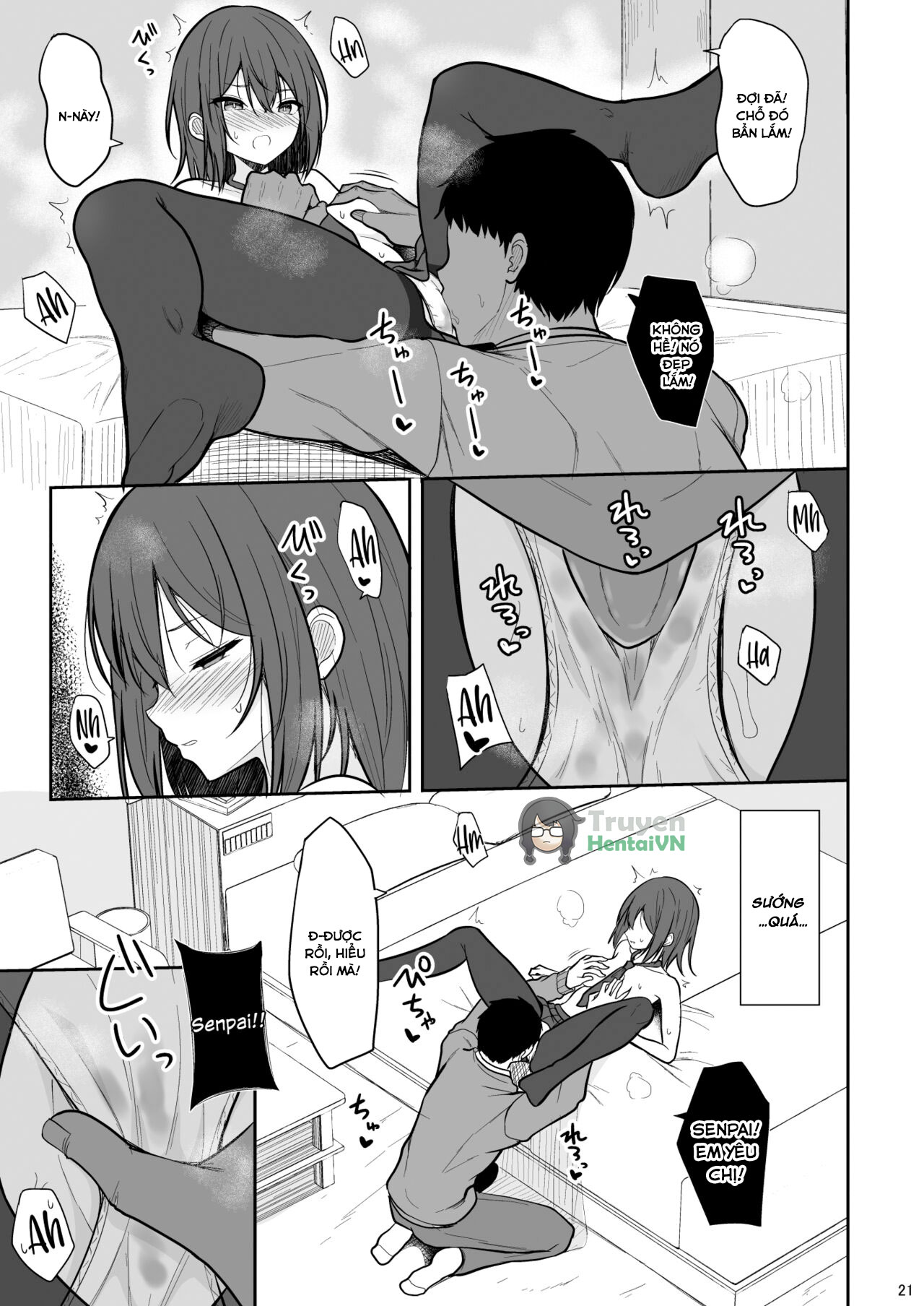 Đọc truyện hentai Tsumetai Senpai ga Mukyoka Nakadashi Sareru made - Oneshot