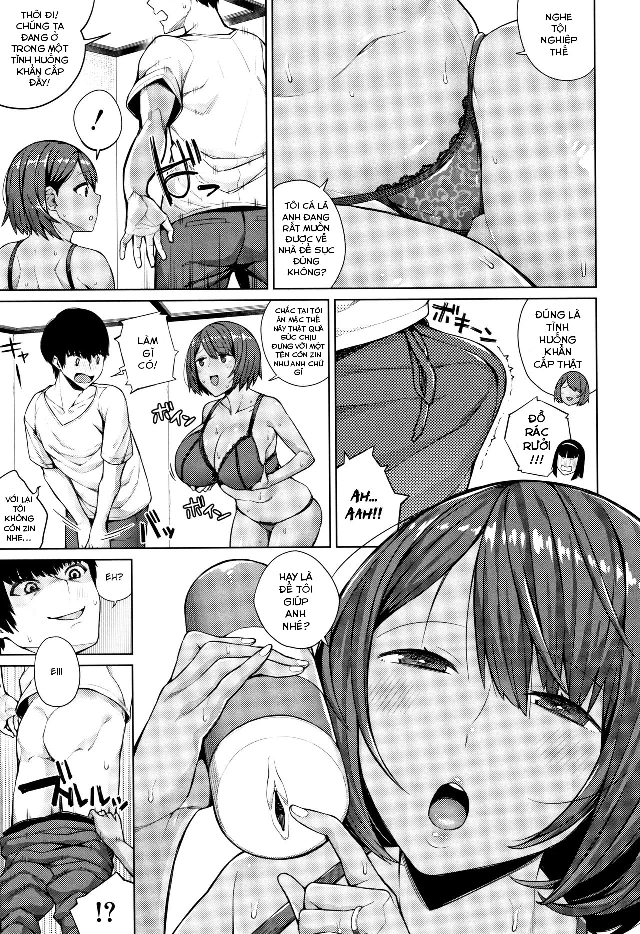 Đọc truyện hentai Oshini Yowai Onna - Chap 1