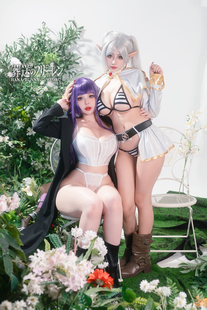 Đọc truyện hentai Tuyển tập Albums siêu phẩm Cosplay - Chap 1042 - Byoru & Hana Bunny – Frieren & Fern