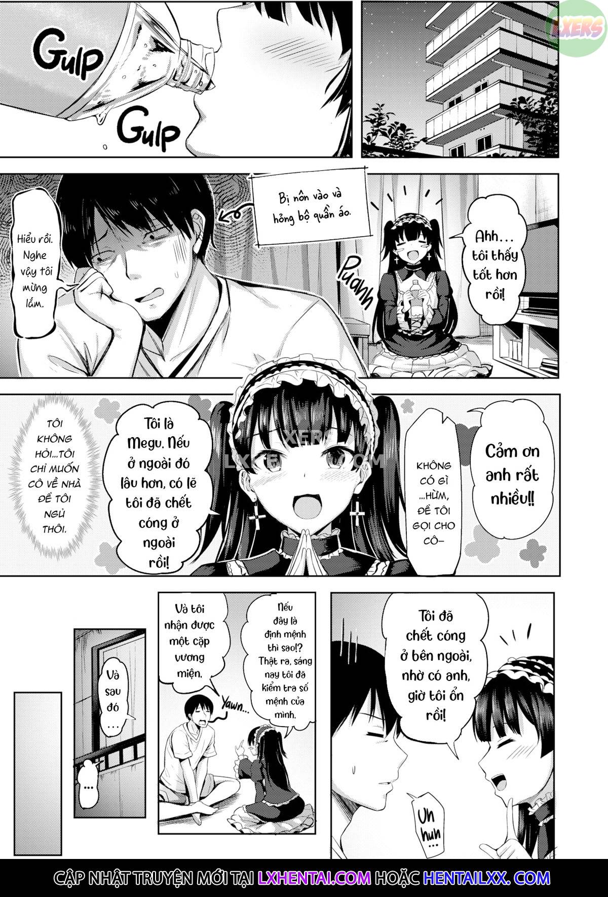 Đọc truyện hentai Cô nàng Gothic may mắn - Oneshot