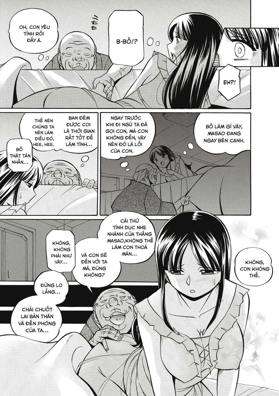 Đọc truyện hentai Yuriko and her Father-in-Law - Chap6