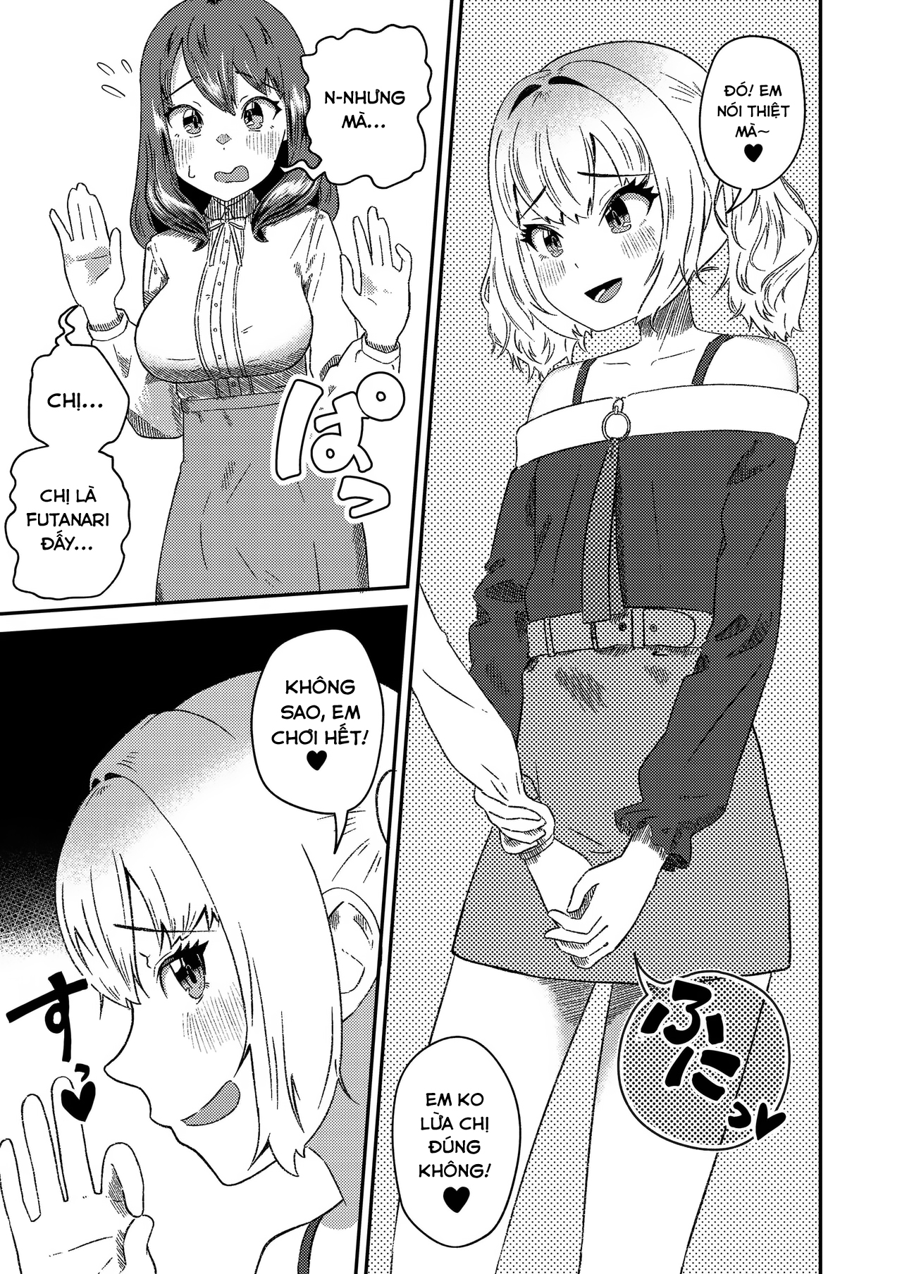Đọc truyện hentai Mesu Gal Otokonoko ga Futanari Onee-san ni Wakarasarechau...! - Oneshot