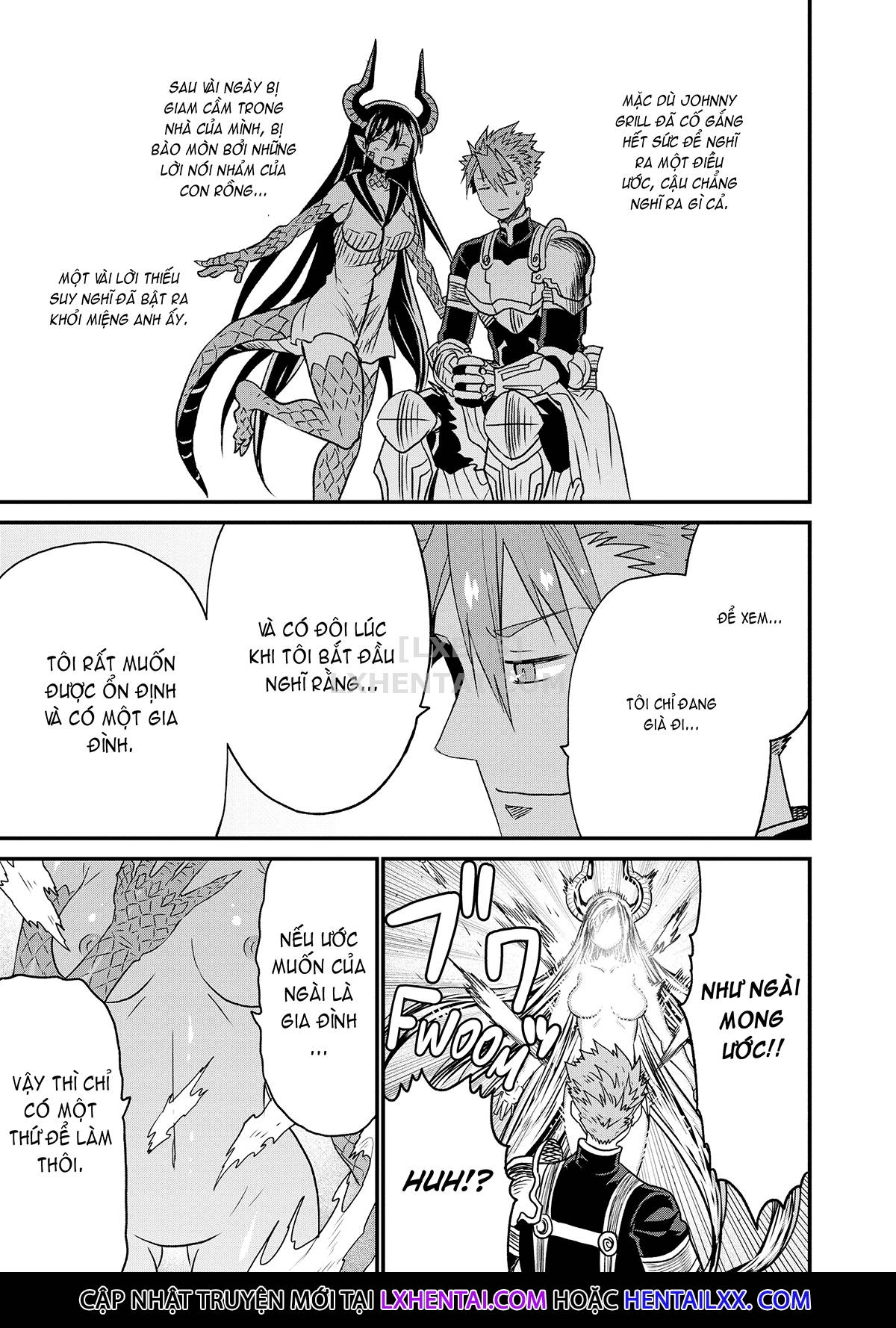 Đọc truyện hentai Monster Girls With a Need for Seed - Chap 3 - A Dragons Debt