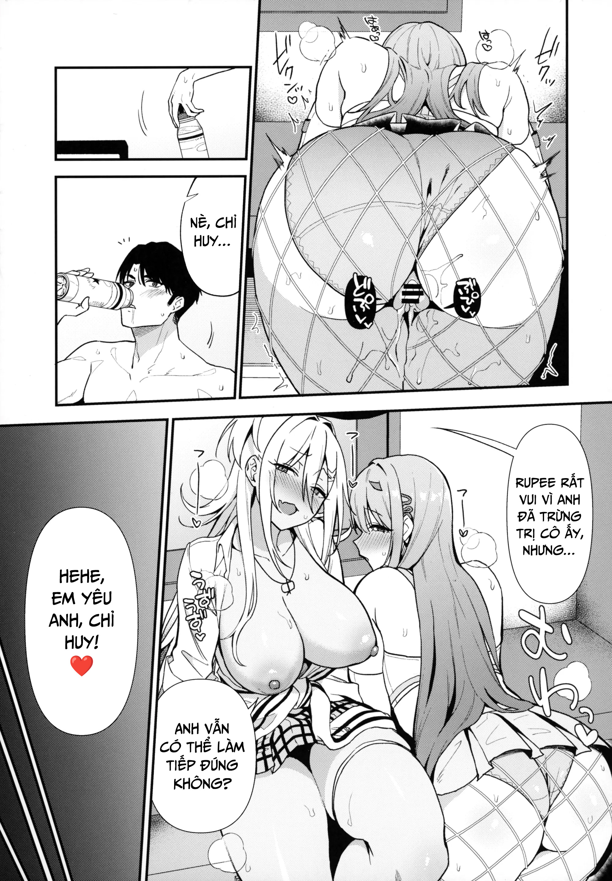 Đọc truyện hentai Cuộc thách đấu của các cô gái - Oneshot