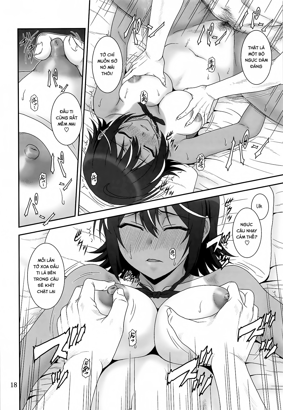 Đọc truyện hentai Anoko ga Neteru Aida ni... (Bokutachi wa Benkyou ga Dekinai) - Oneshot