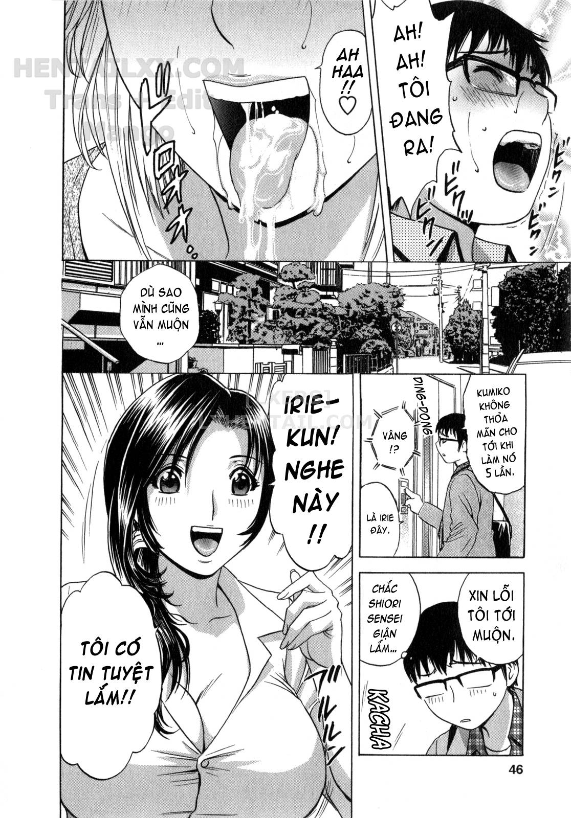 Đọc truyện hentai Life With Married Women Just Like A Manga - Chap 3