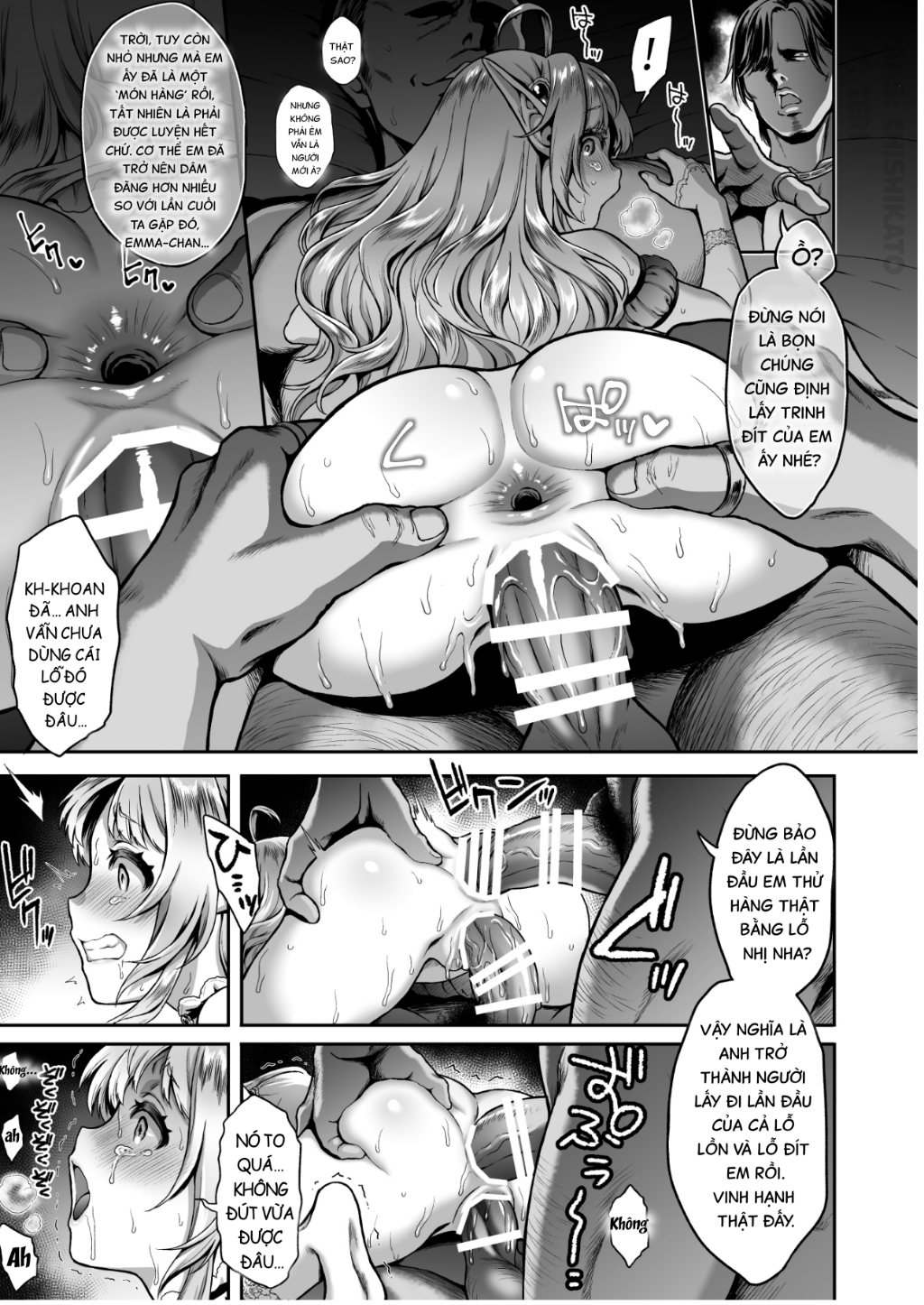 Đọc truyện hentai Tasogare No Shou Elf 4 - Oneshot