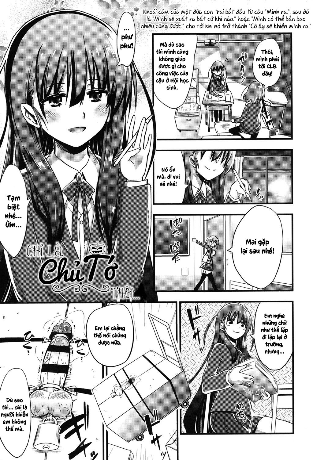 Đọc truyện hentai Tôi Là Nô Lệ Của Cô Ấy - Chap 4